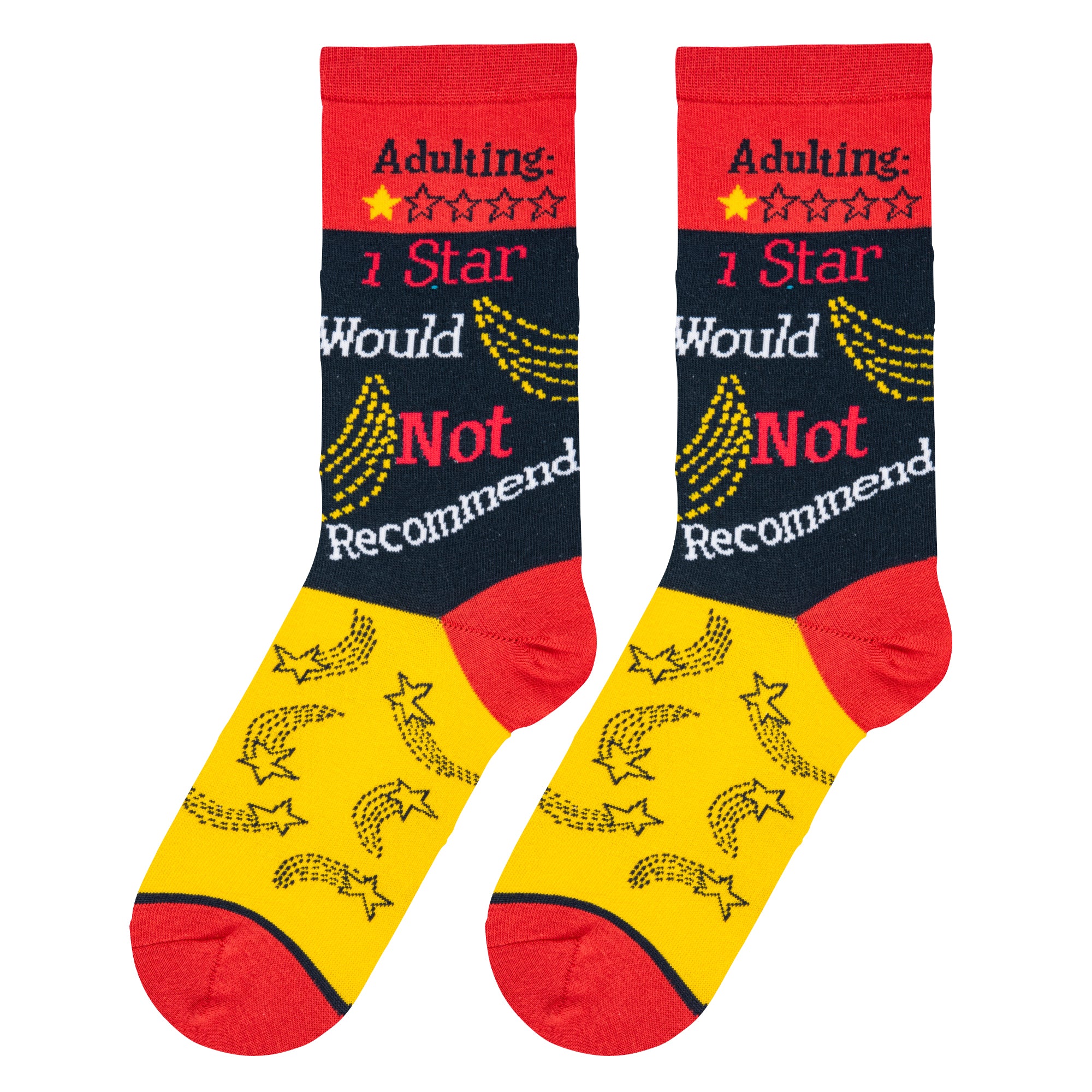 Adulting 1 Star Women's Crew Socks