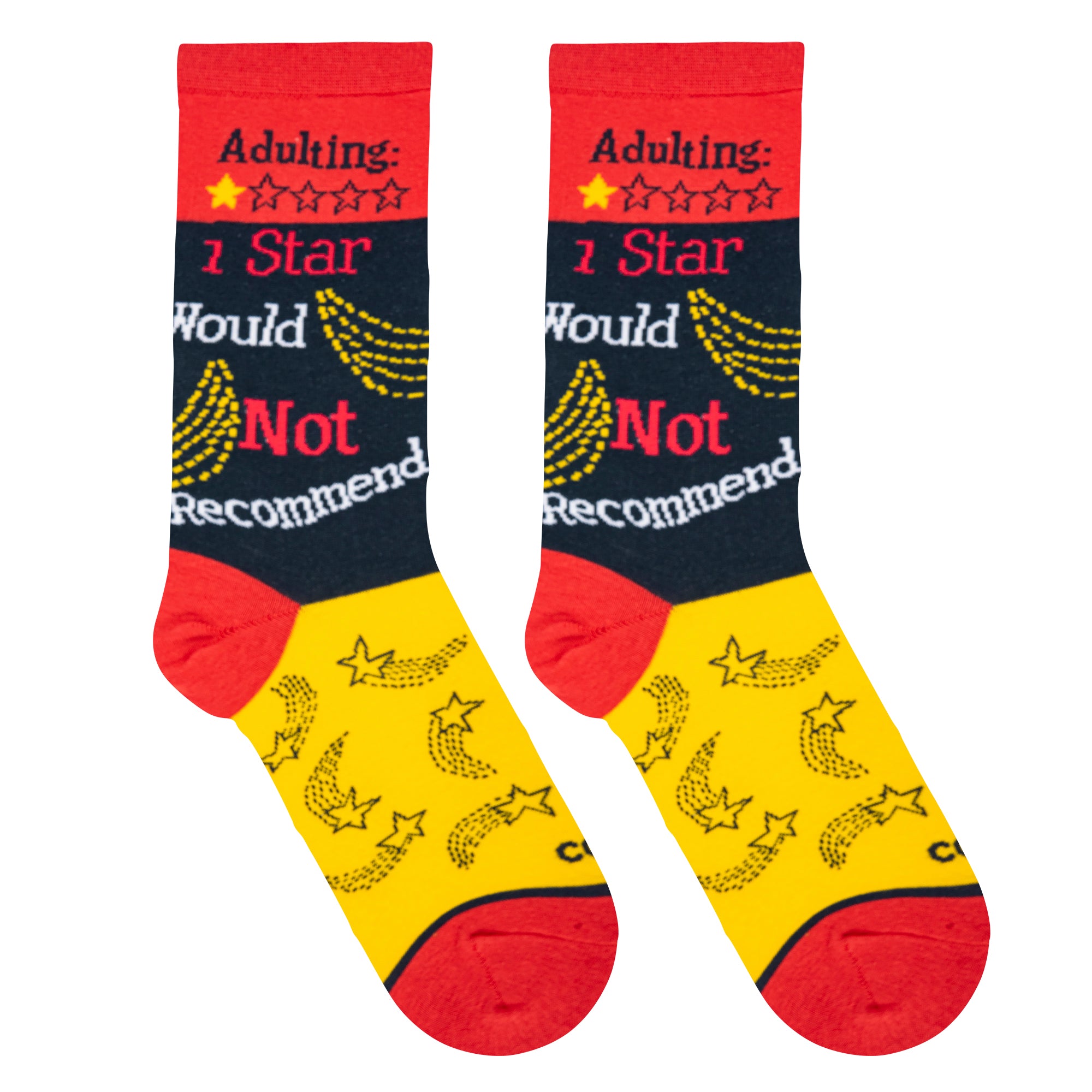 Adulting 1 Star Women's Crew Socks