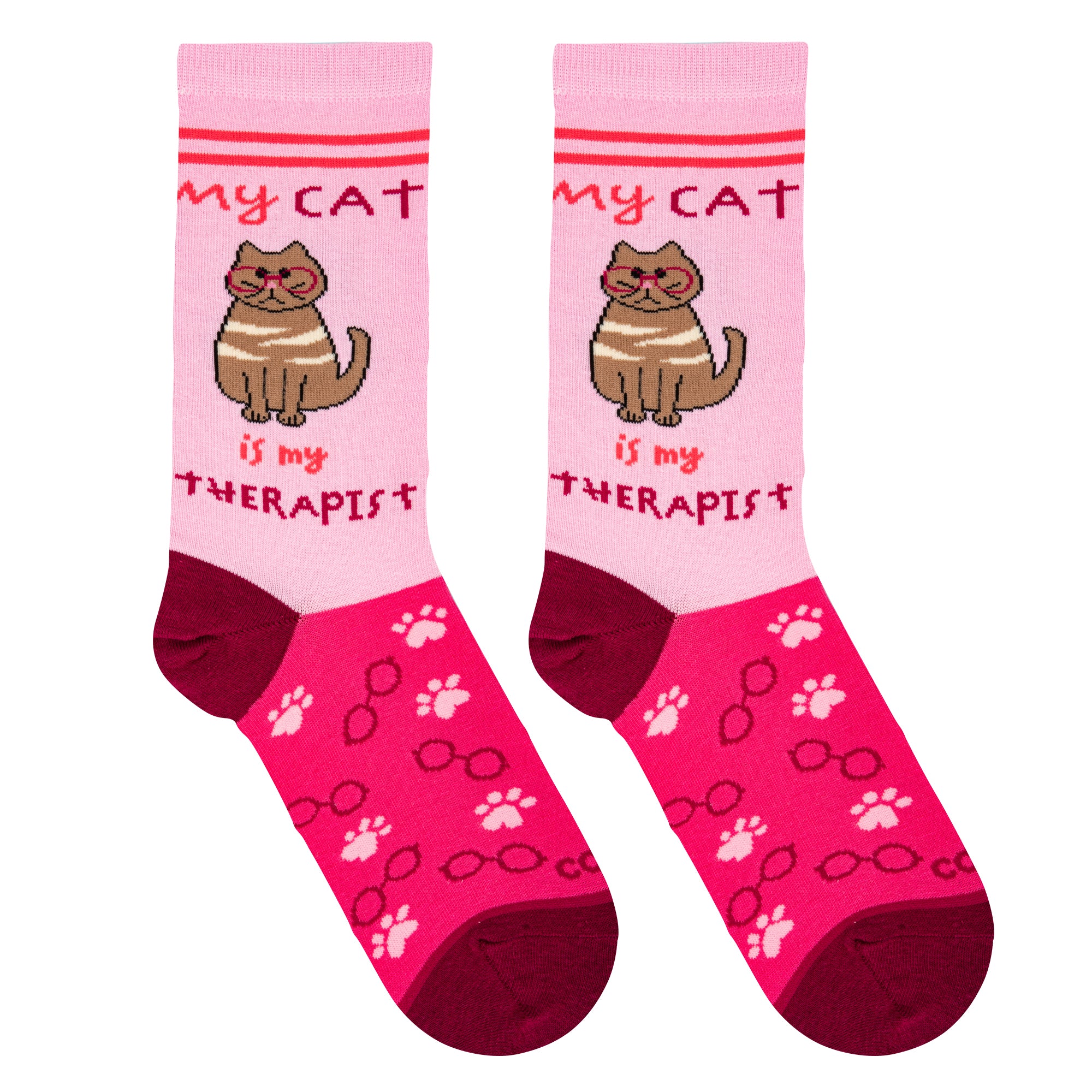 Cat Therapist Women's Crew Socks