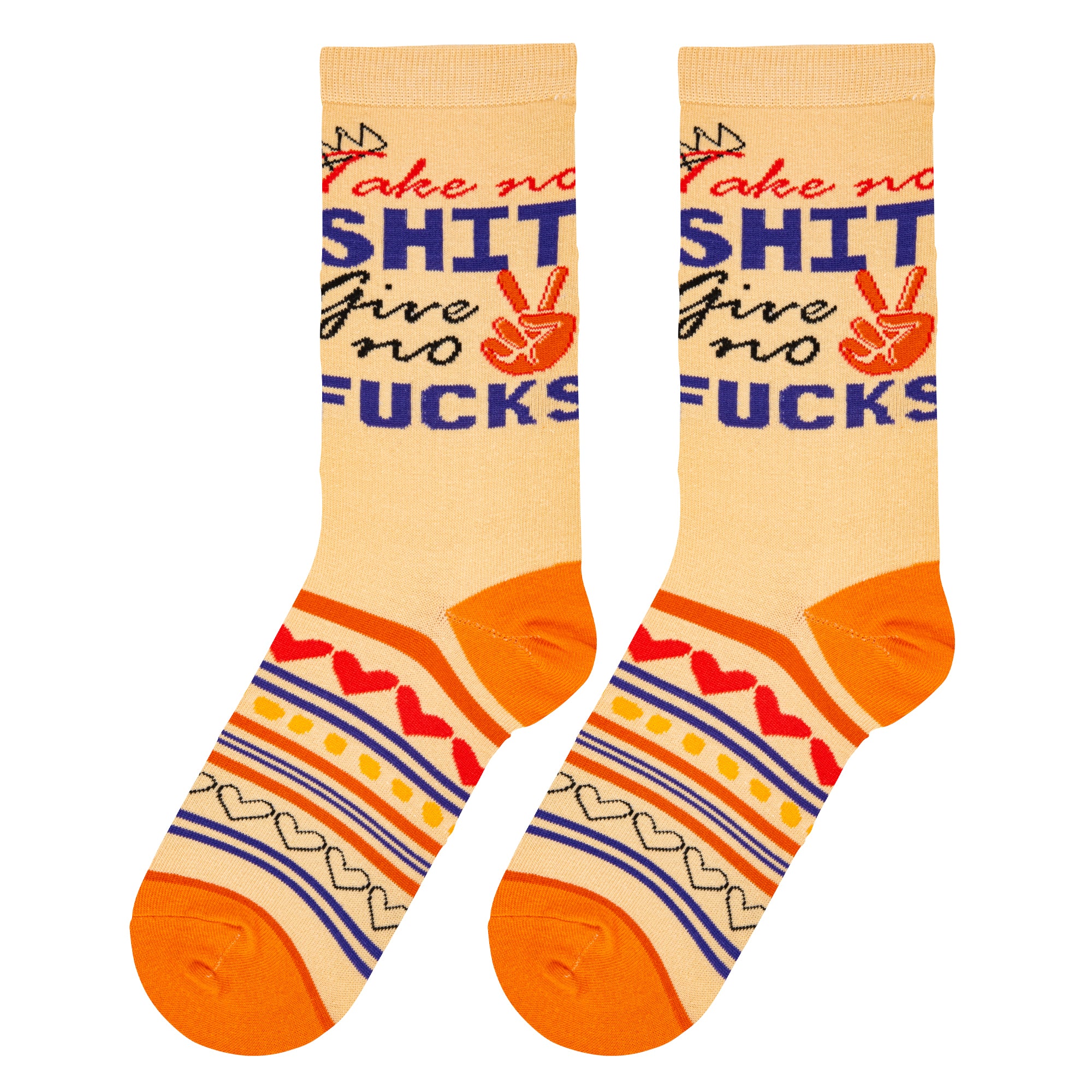 Take No Shit Women's Crew Socks
