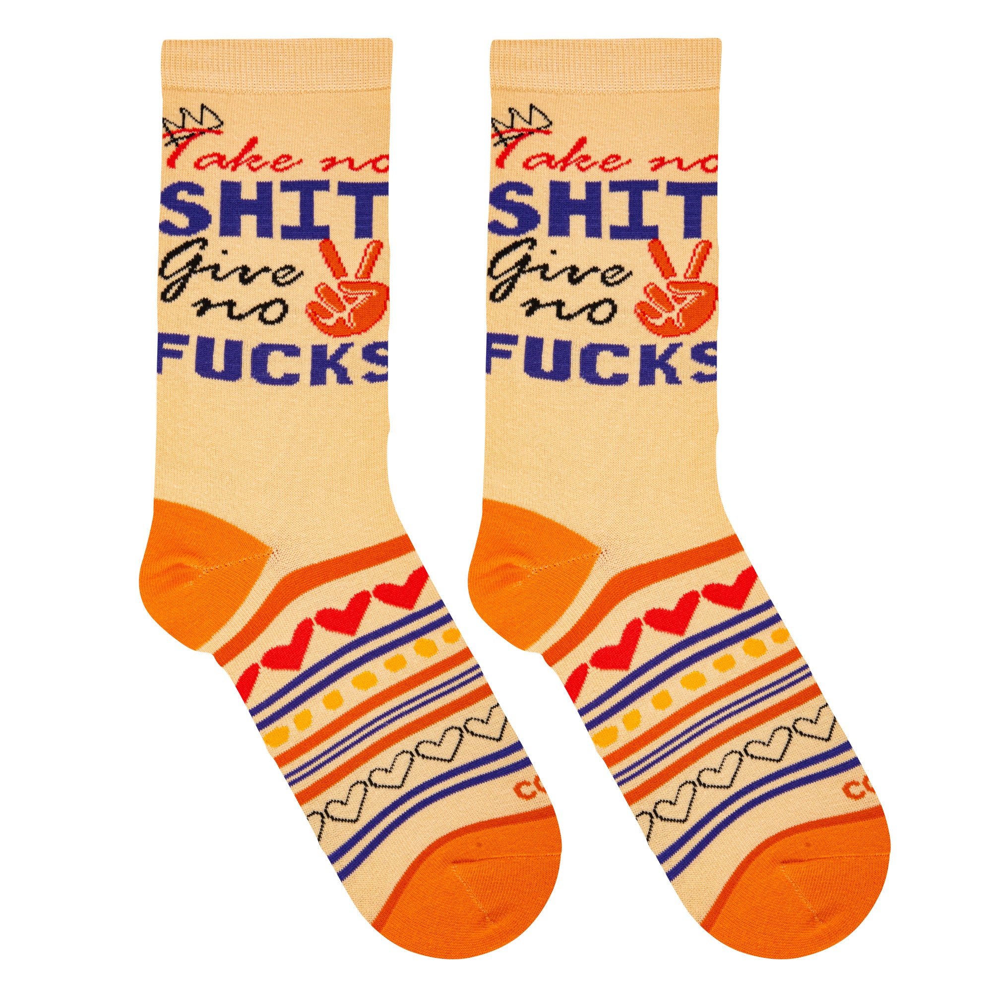 Take No Shit Women's Crew Socks