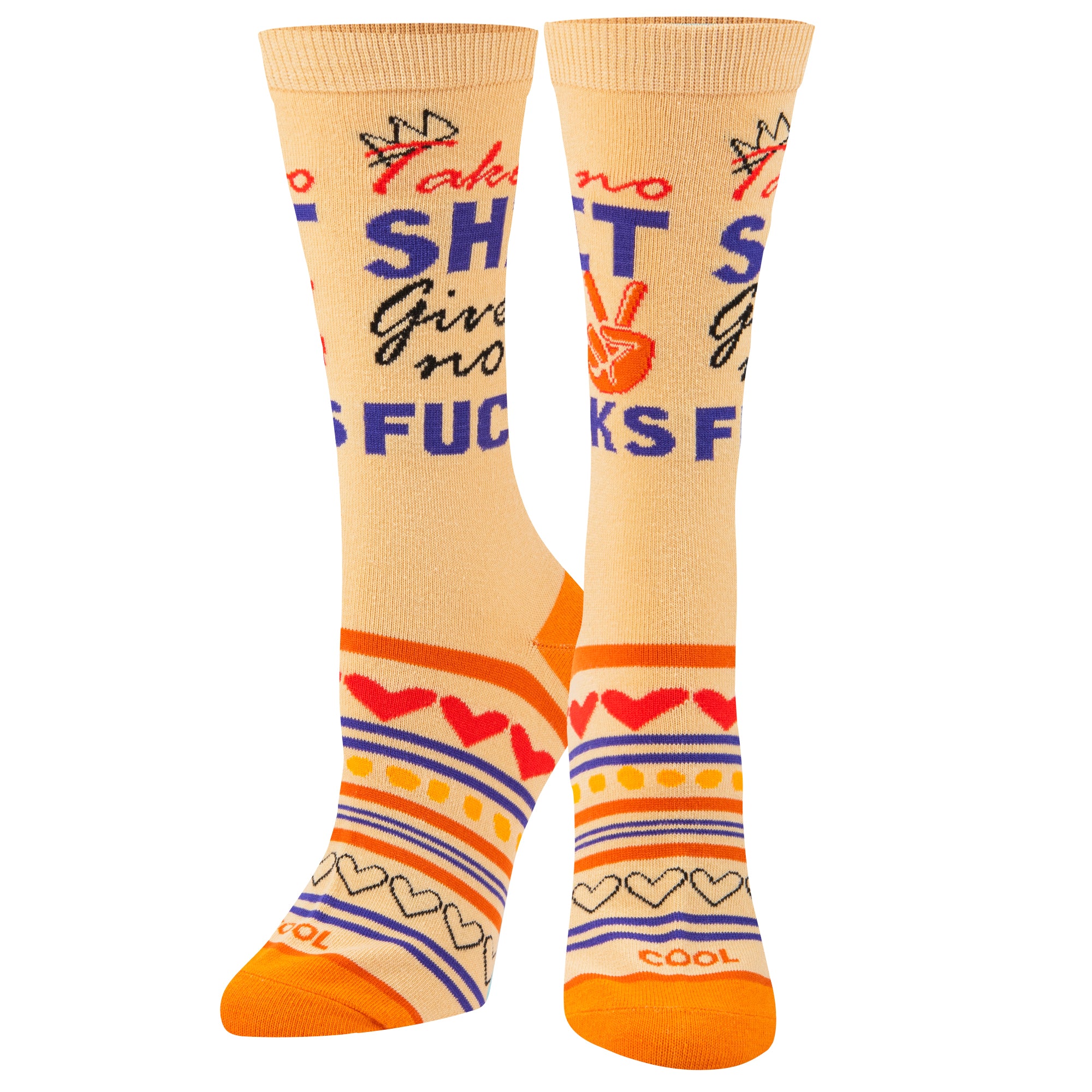 Take No Shit Women's Crew Socks