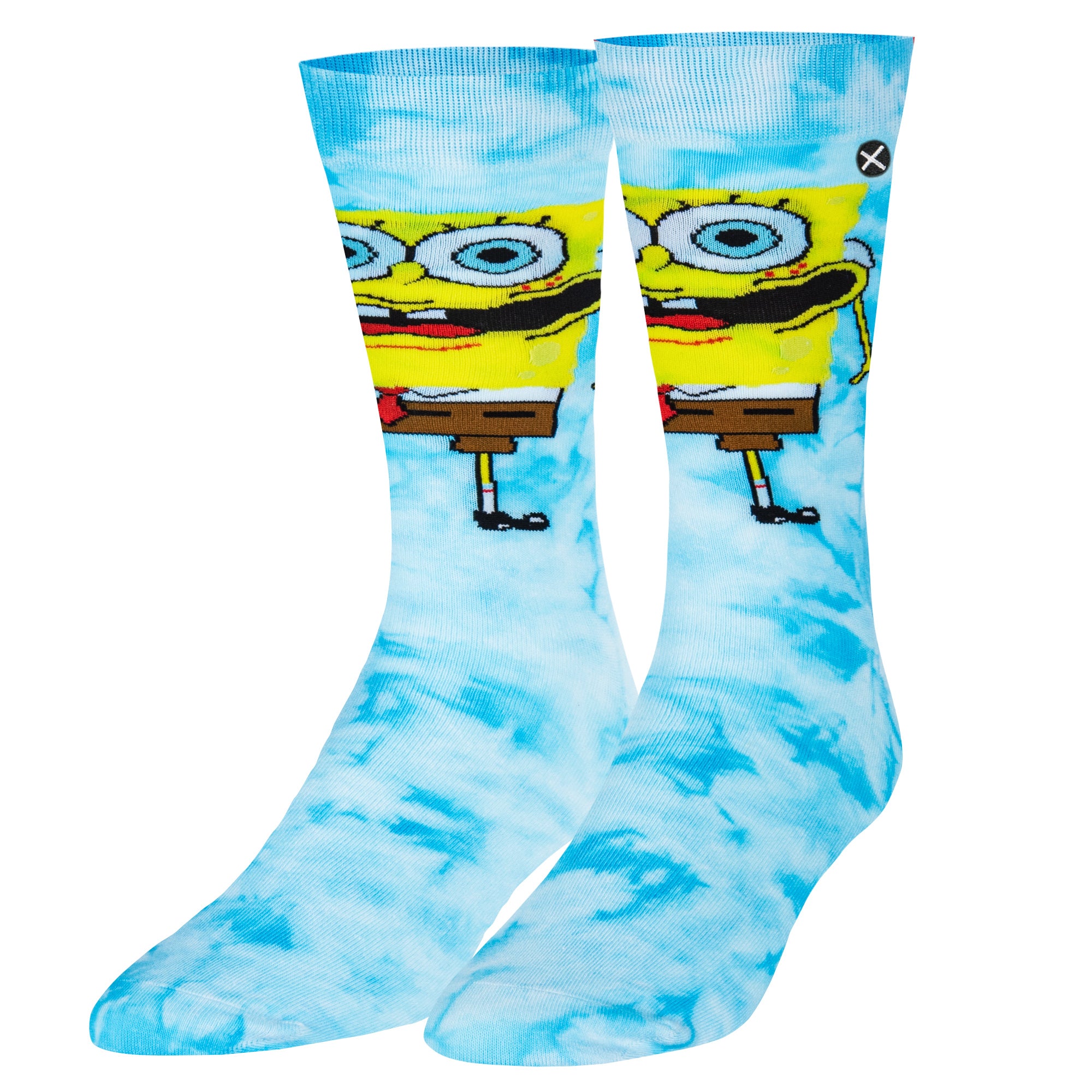Wavy Bob Tie Dyed Men's Crew Socks
