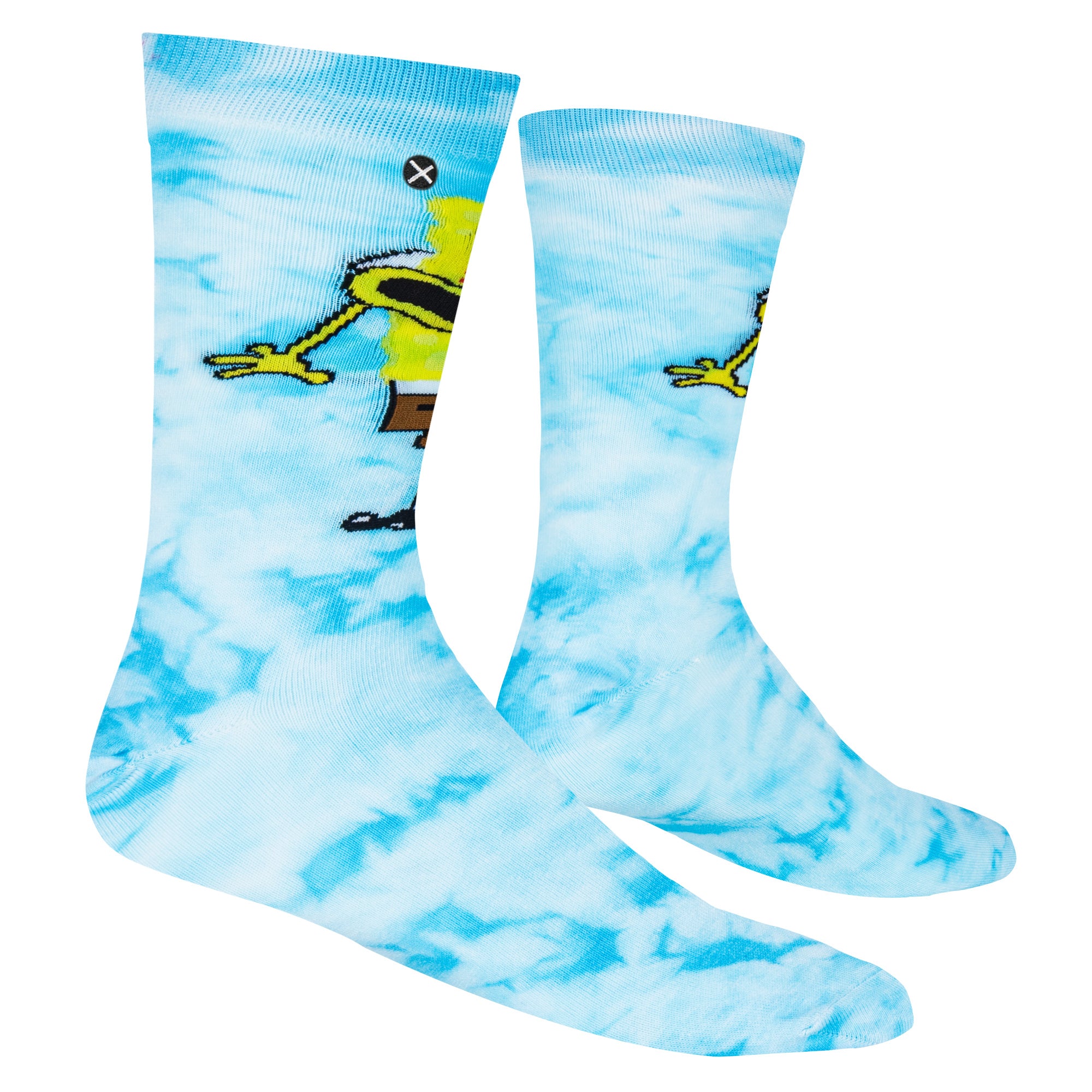 Wavy Bob Tie Dyed Men's Crew Socks