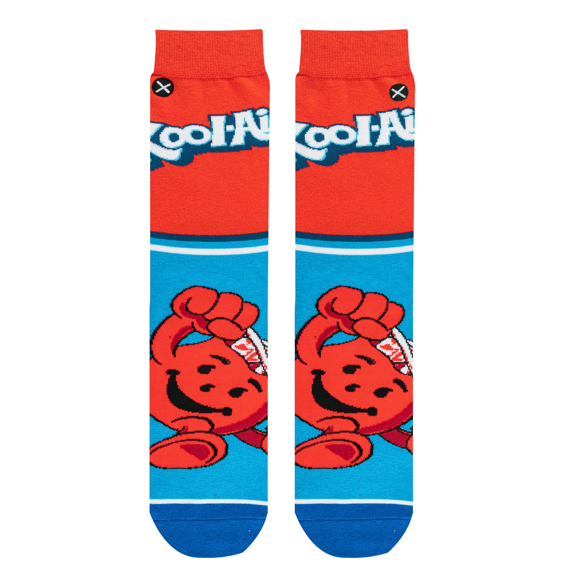 Kool-Aid Half Stripe Men's Crew Socks
