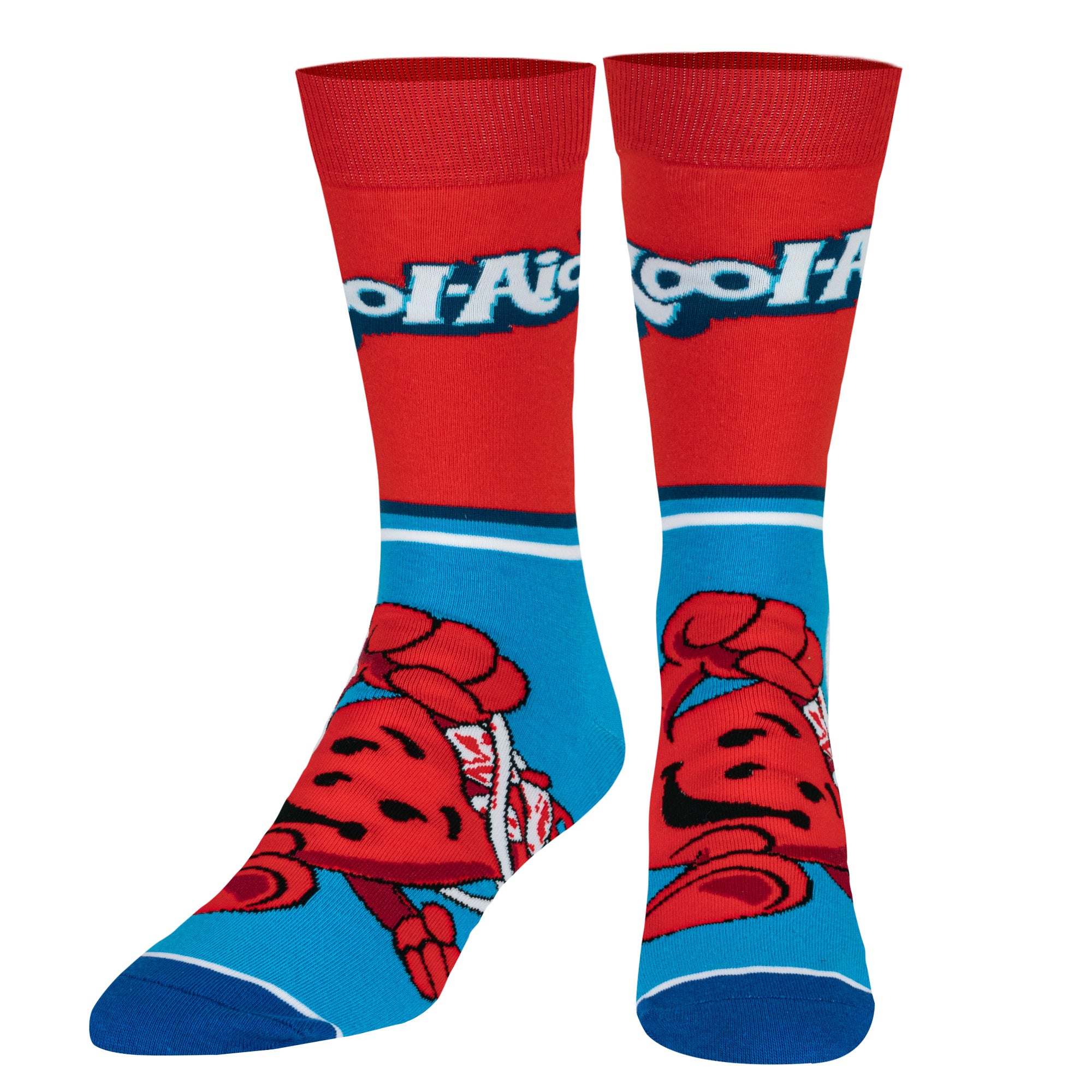 Kool-Aid Half Stripe Men's Crew Socks