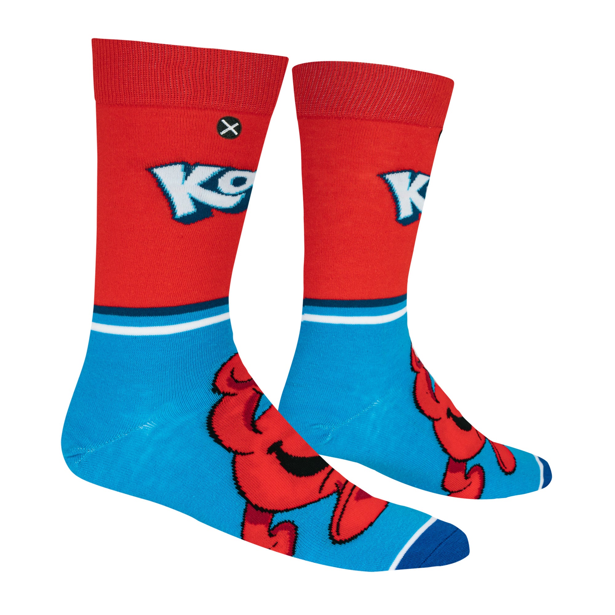 Kool-Aid Half Stripe Men's Crew Socks
