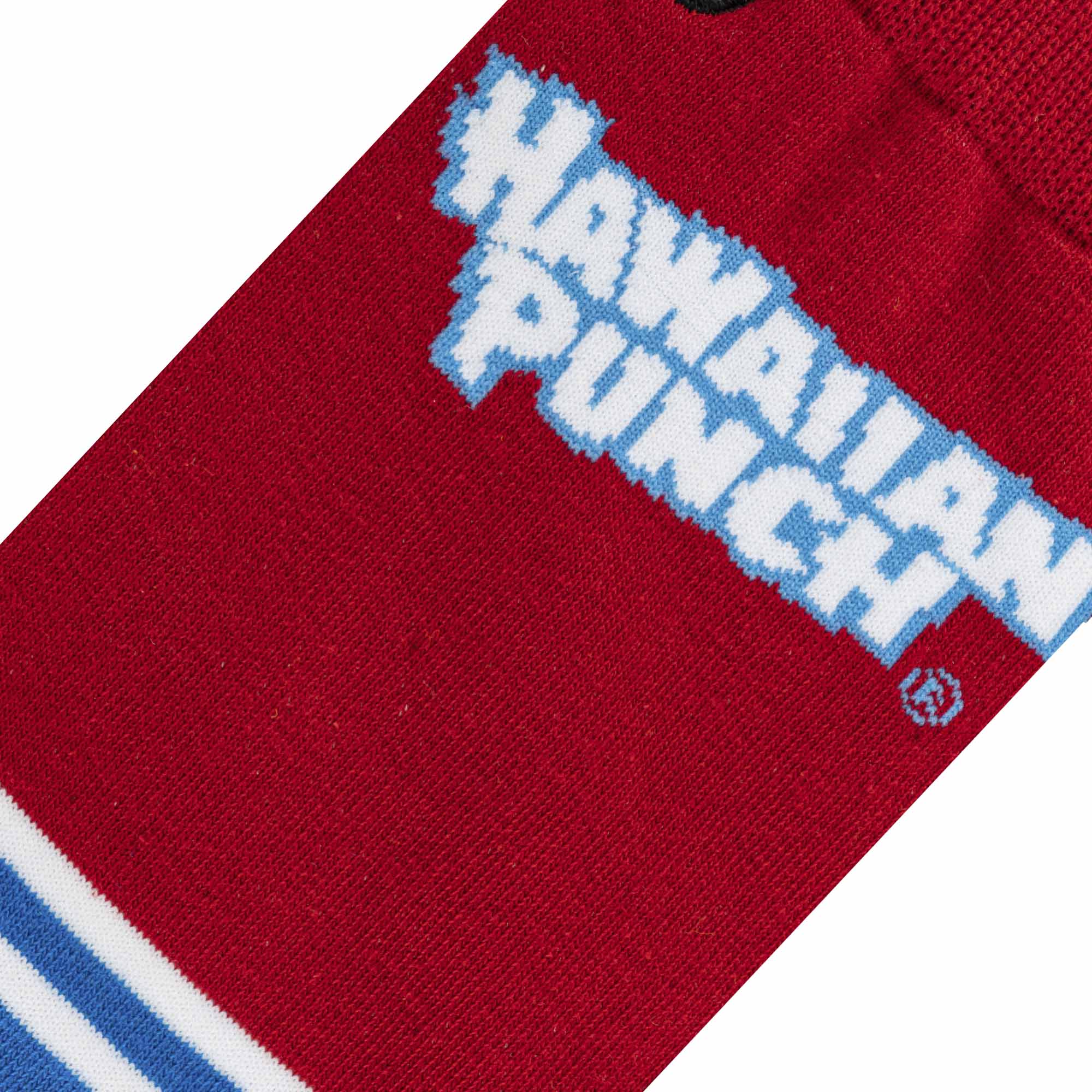 Hawaiian Punch Half Stripe Men's Crew Socks