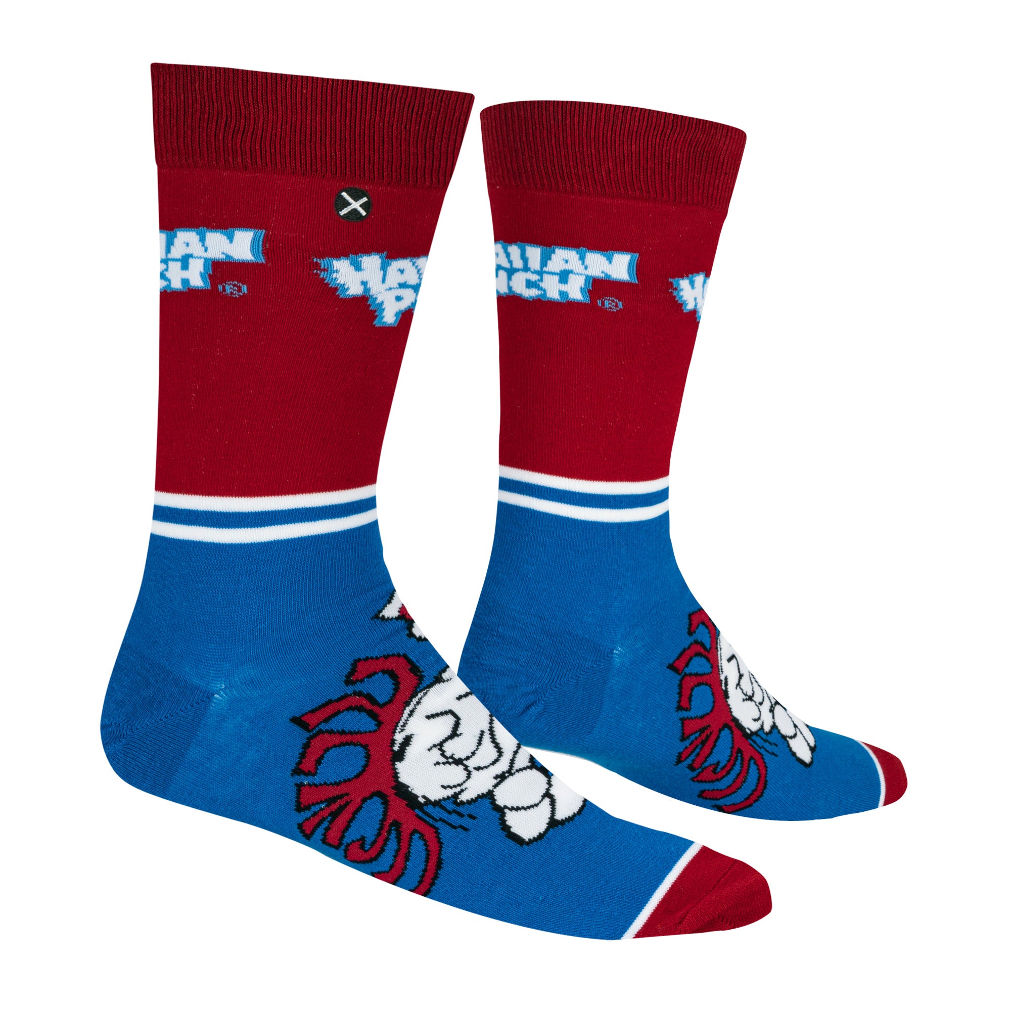 Hawaiian Punch Half Stripe Men's Crew Socks