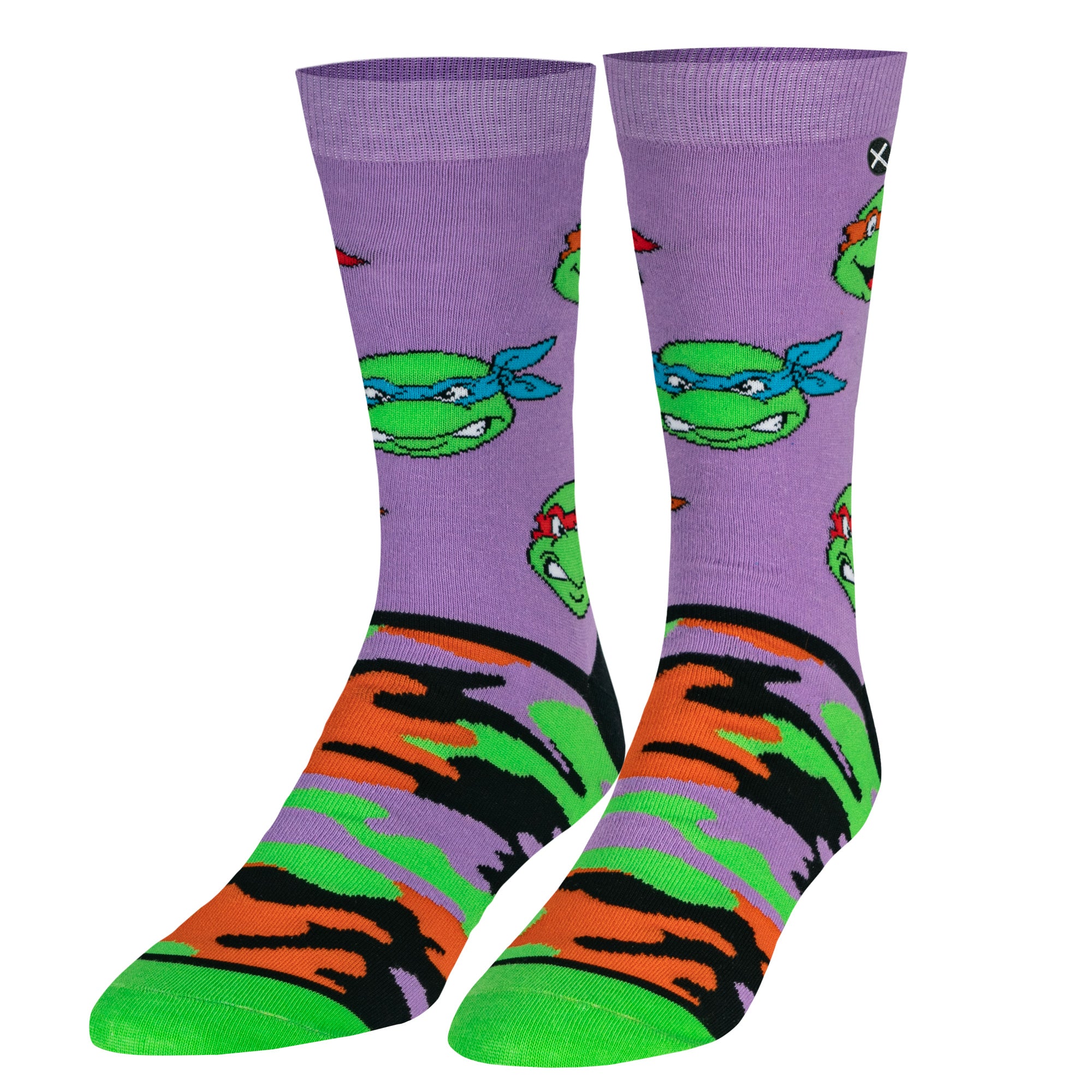TMNT Turtle Camo Men's Crew Socks