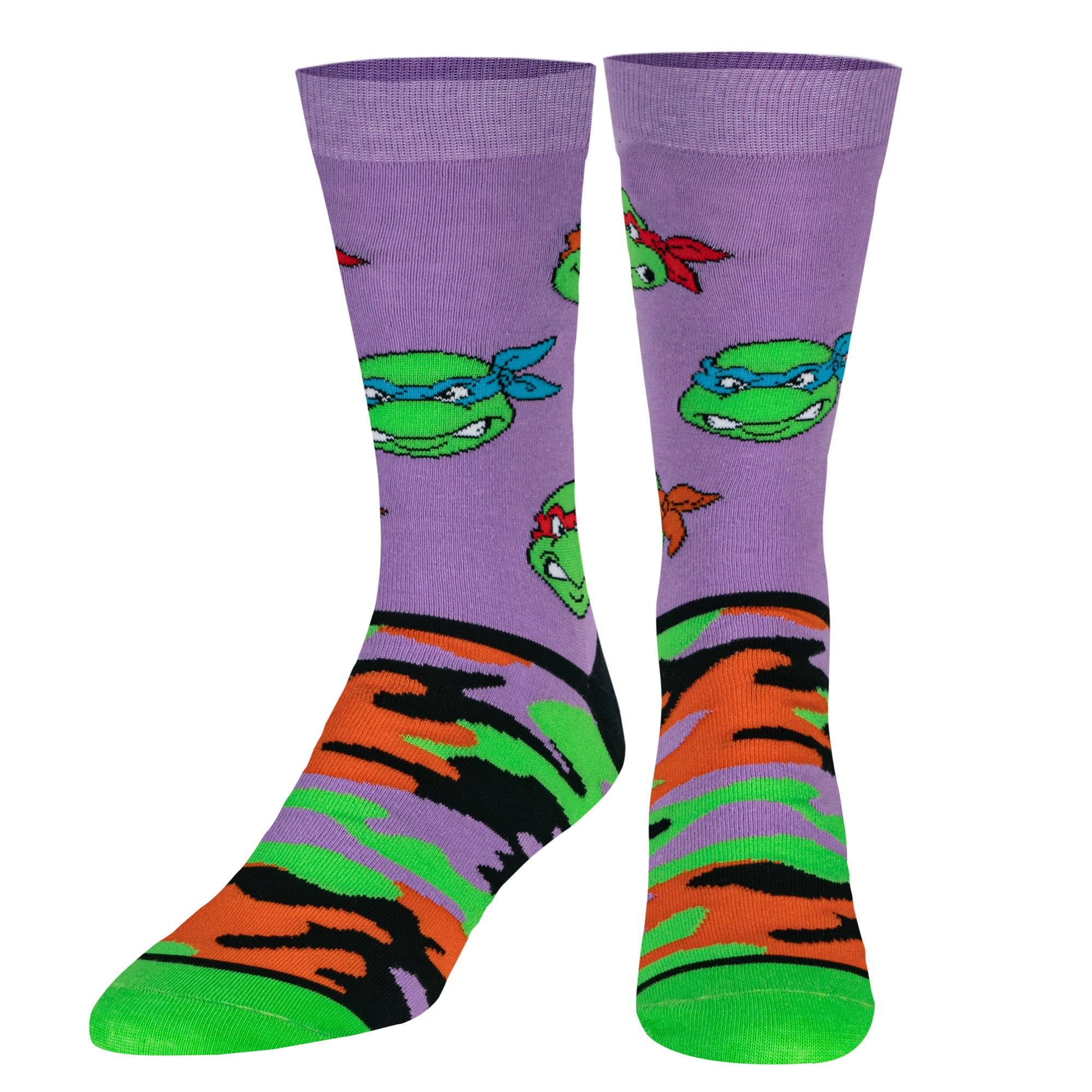 TMNT Turtle Camo Men's Crew Socks