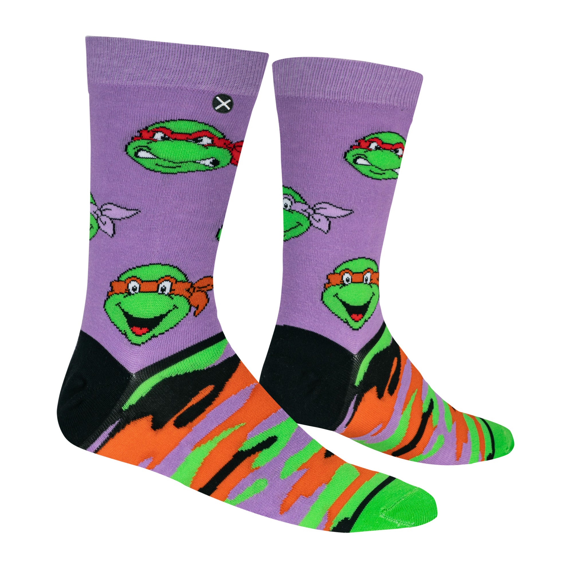 TMNT Turtle Camo Men's Crew Socks