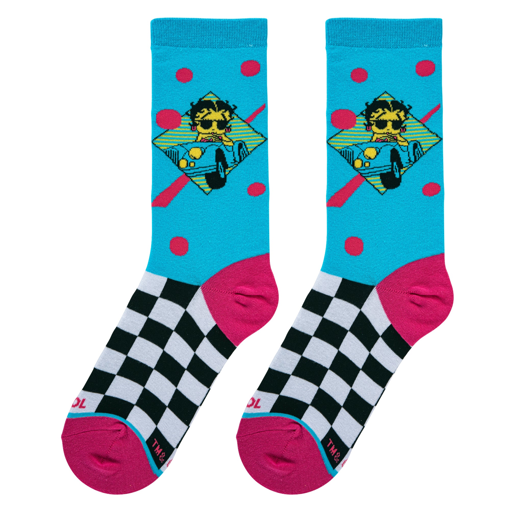 Betty Boop New Wave Women's Crew Socks