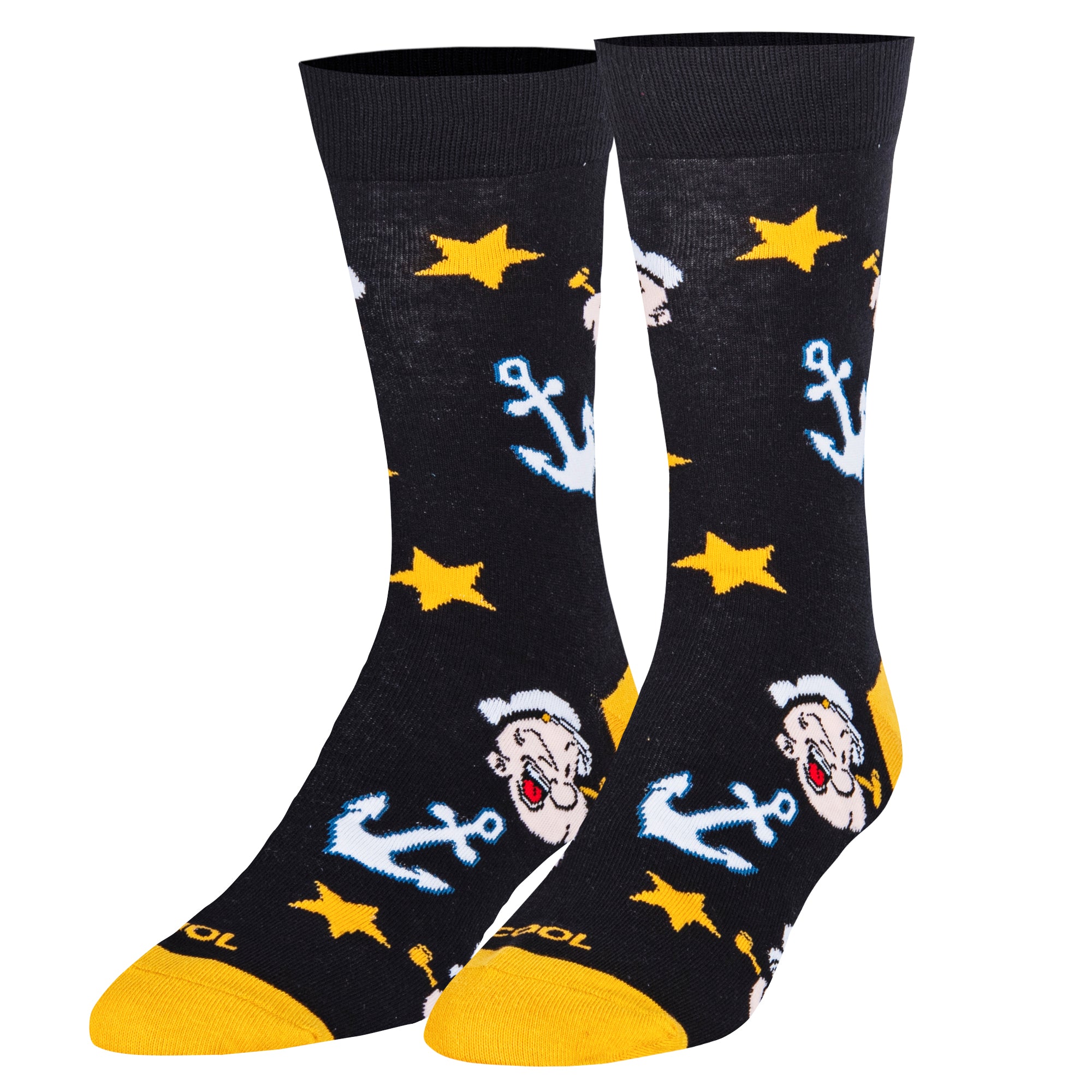 Popeye Anchor Toss Men's Crew Socks