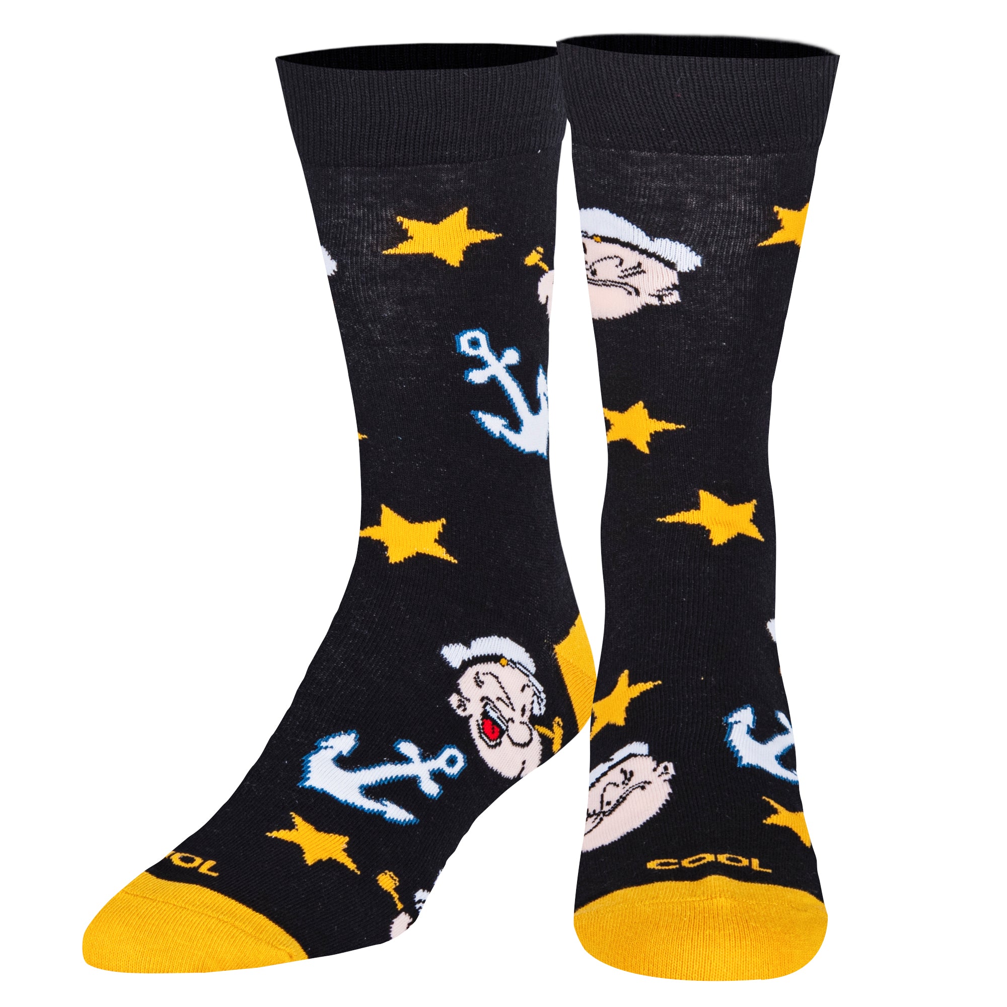 Popeye Anchor Toss Men's Crew Socks