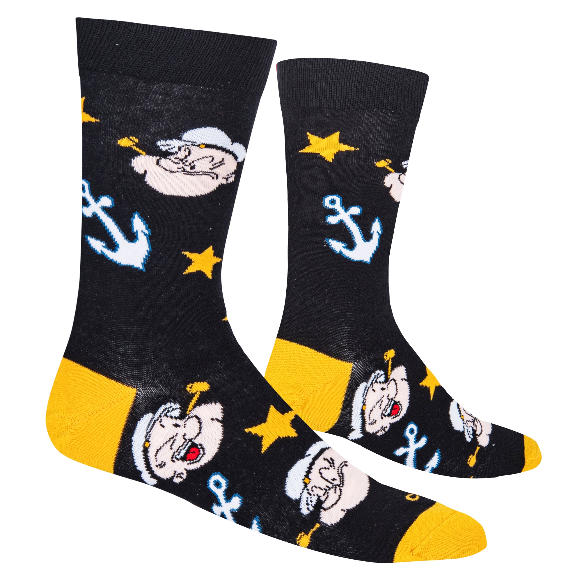 Popeye Anchor Toss Men's Crew Socks
