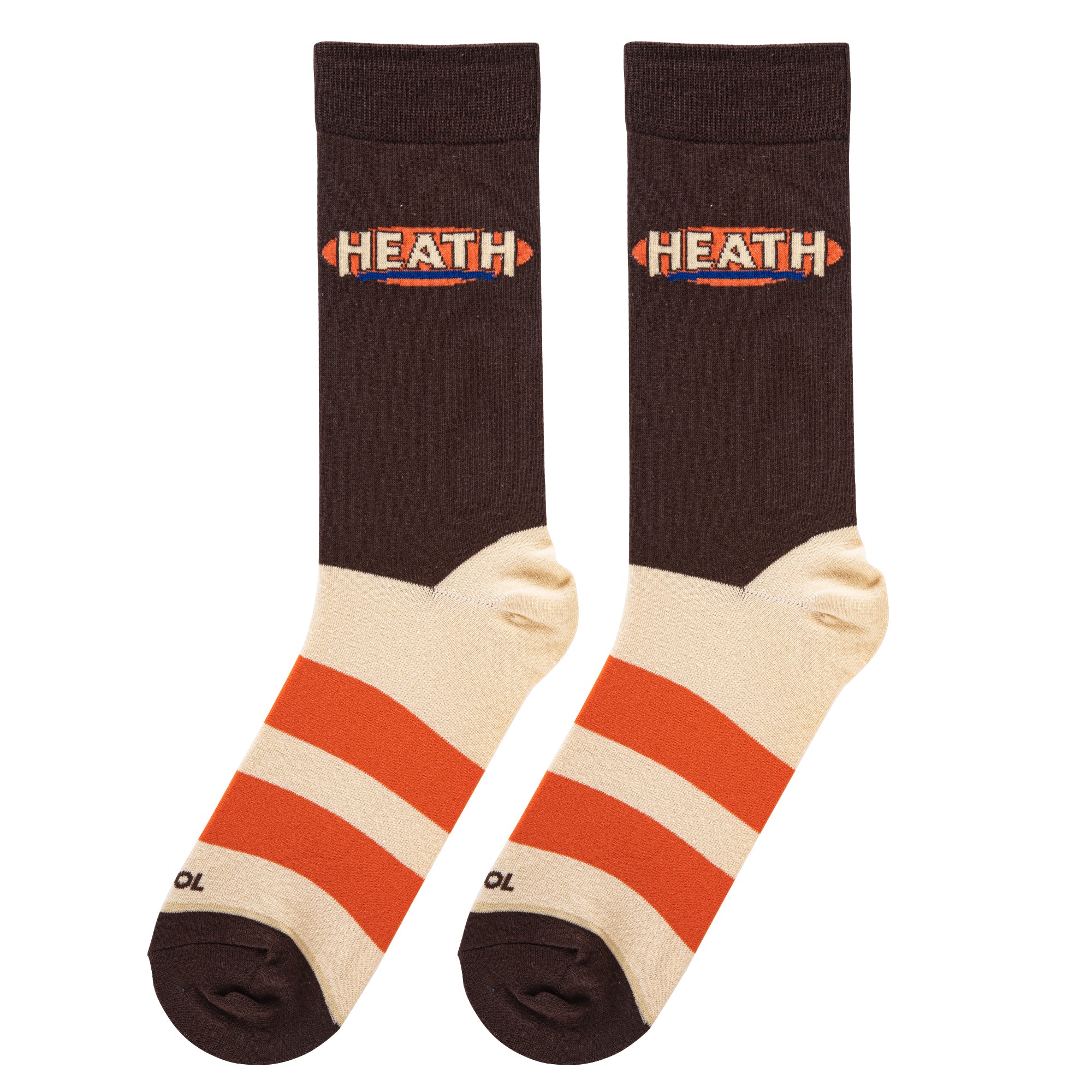 Heath Stripes Men's Crew Socks