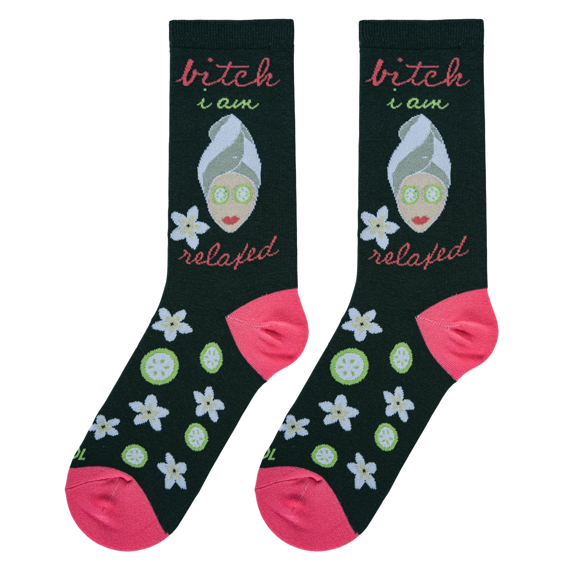 Bitch, I am Relaxed Women's Crew Socks