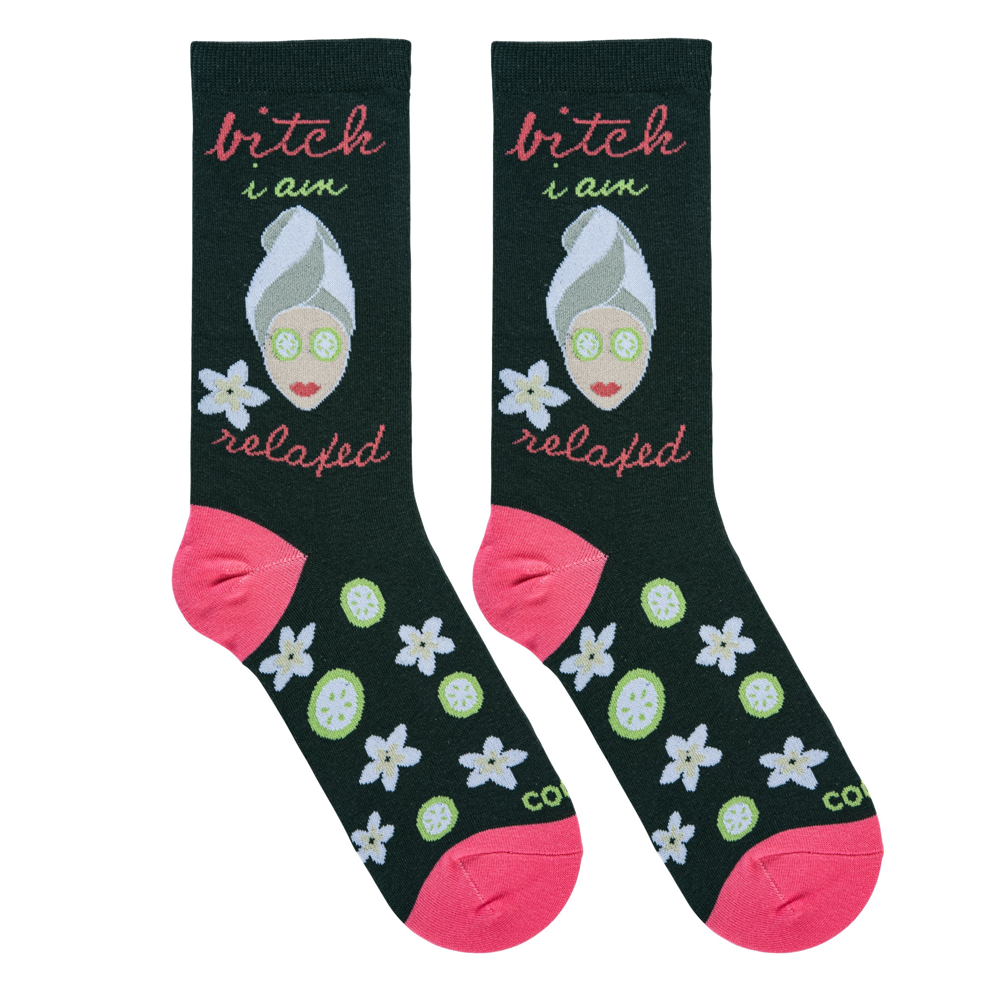 Bitch, I am Relaxed Women's Crew Socks