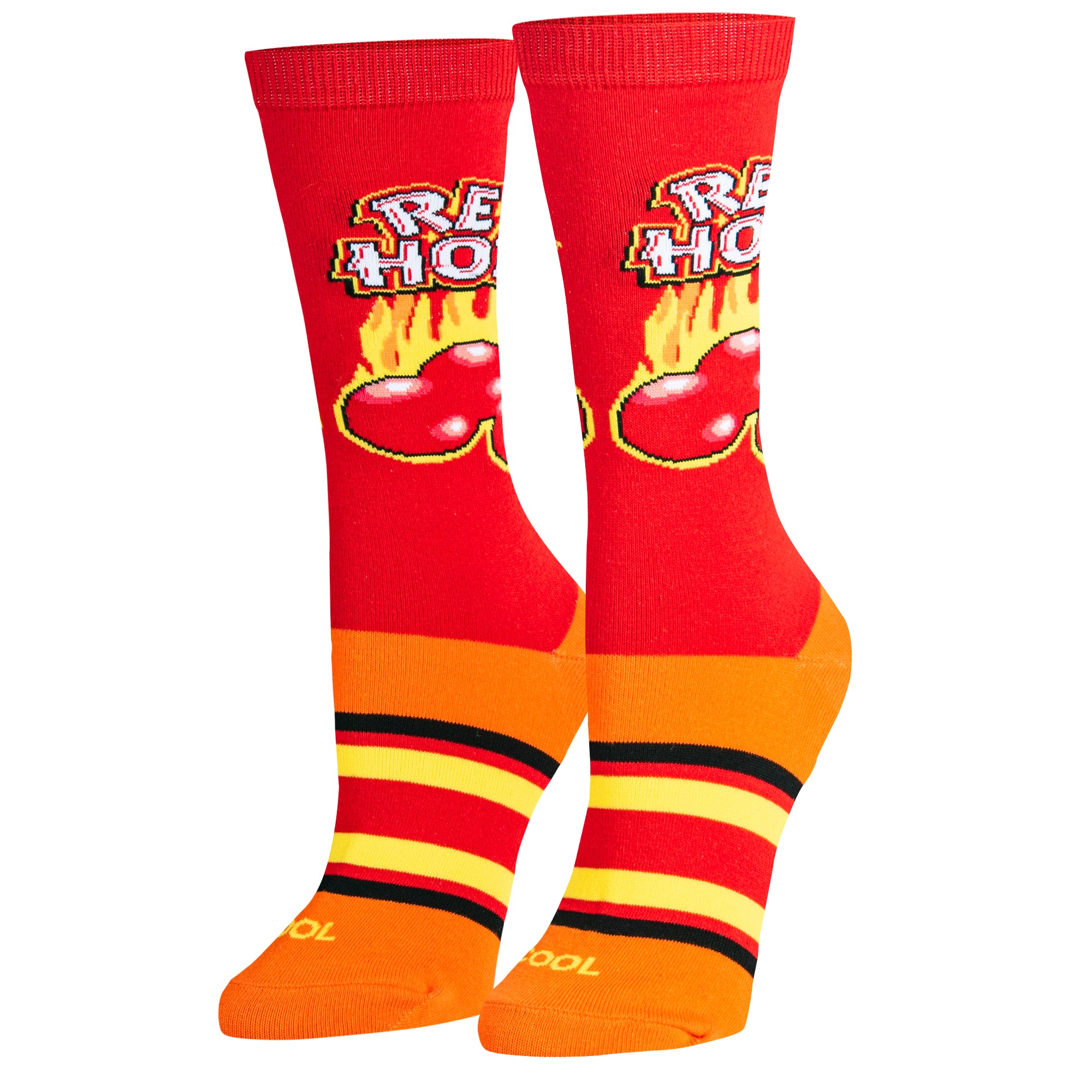 Red Hots Women's Crew Socks
