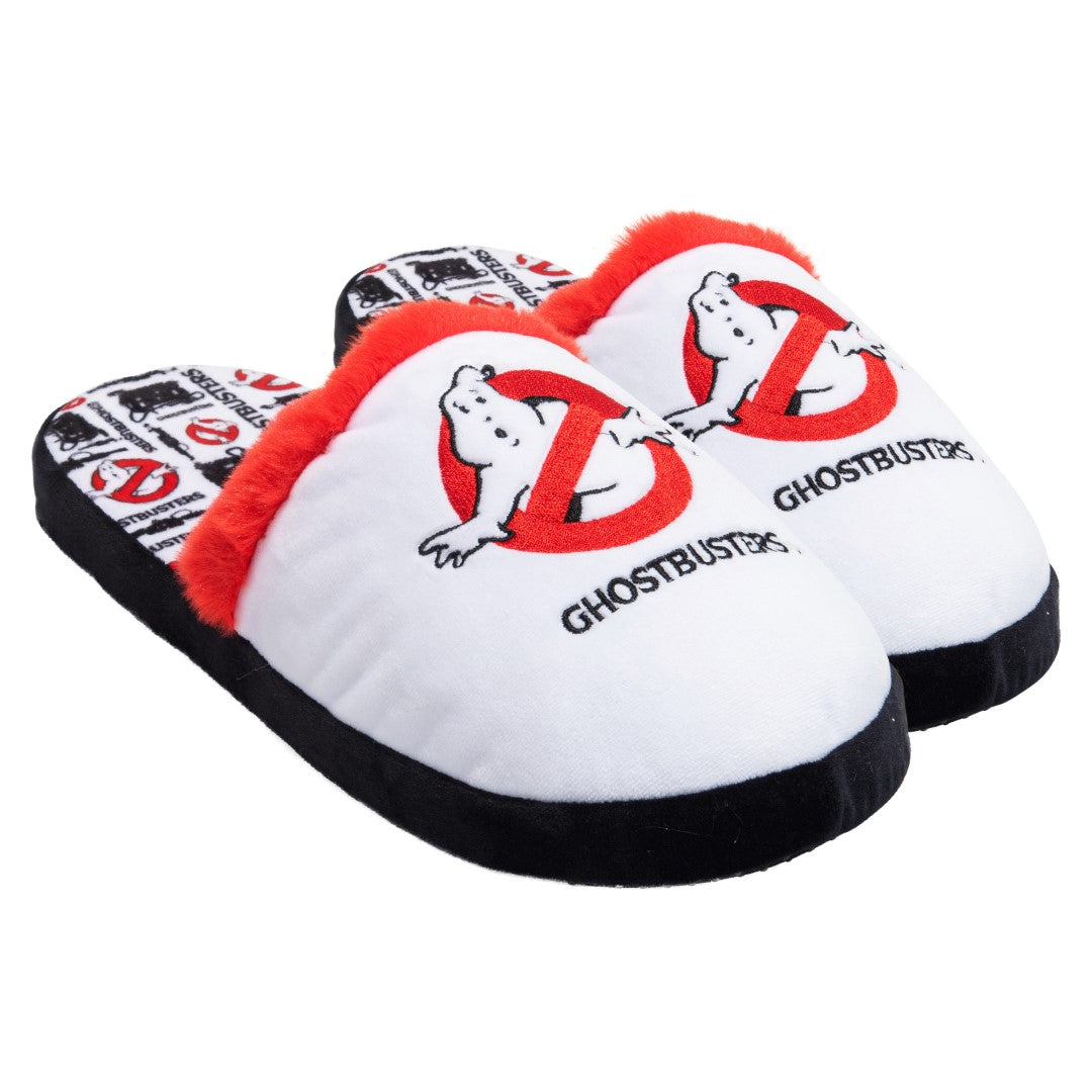 Ghostbusters Fuzzy Slip-On Slippers