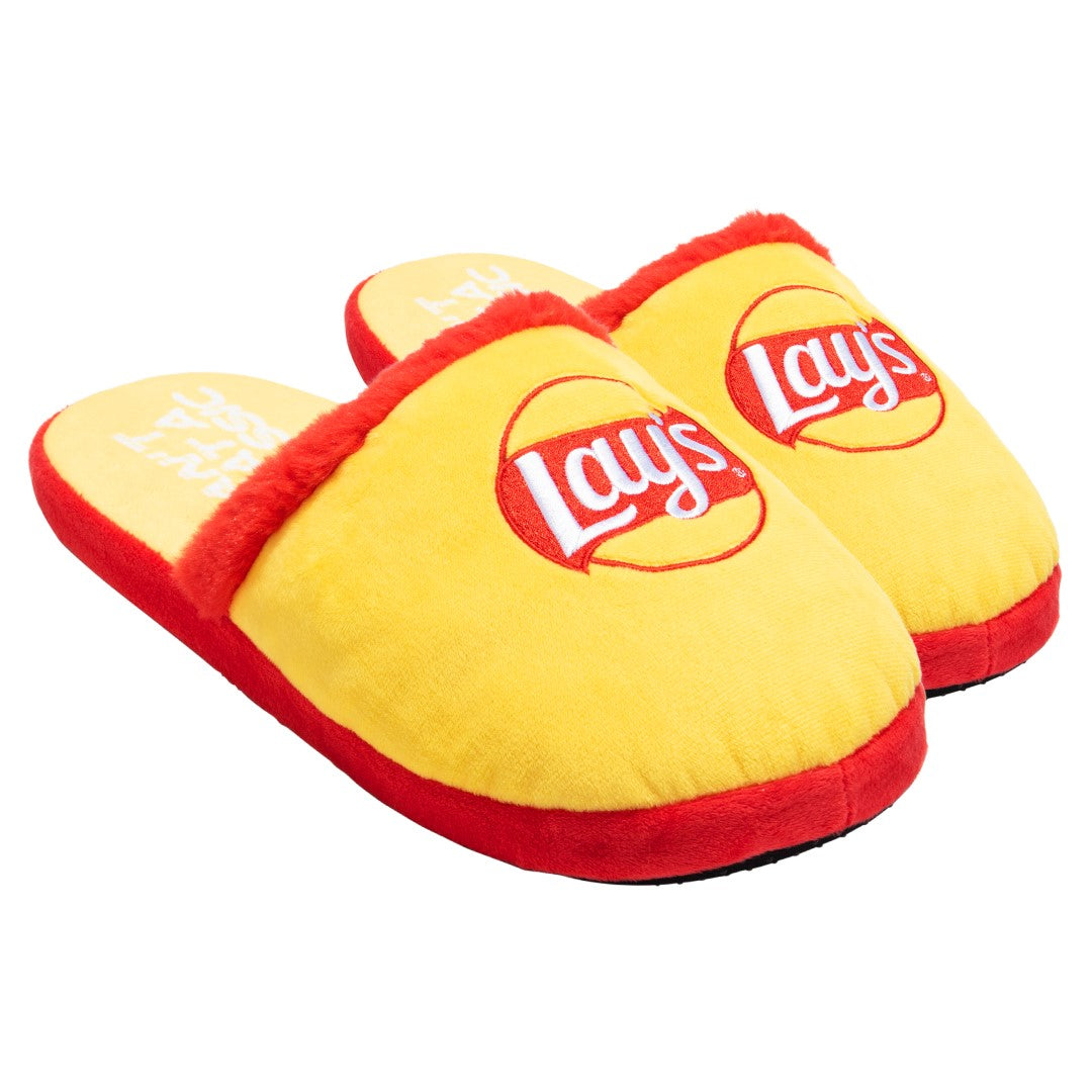 Lays Fuzzy Slip-On Slippers