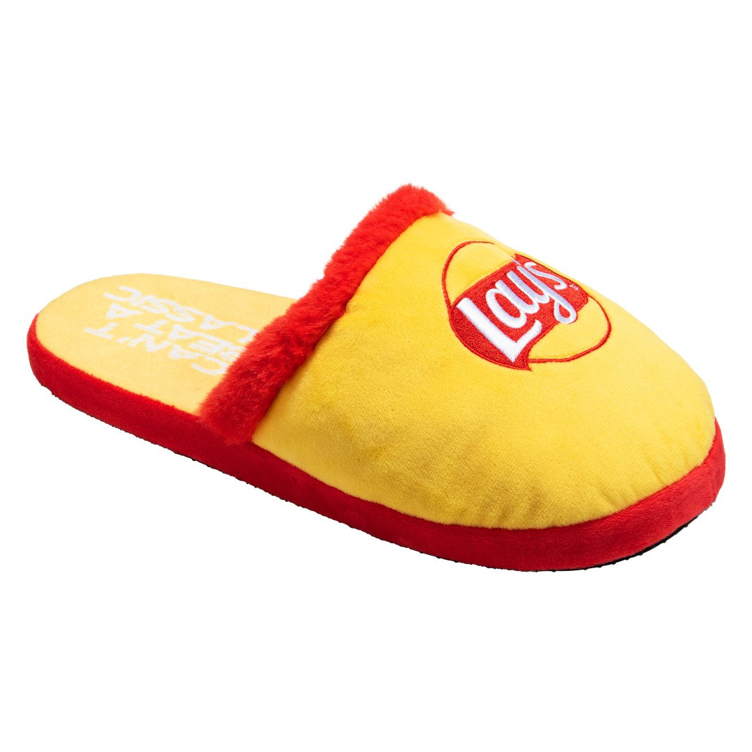 Lays Fuzzy Slip-On Slippers