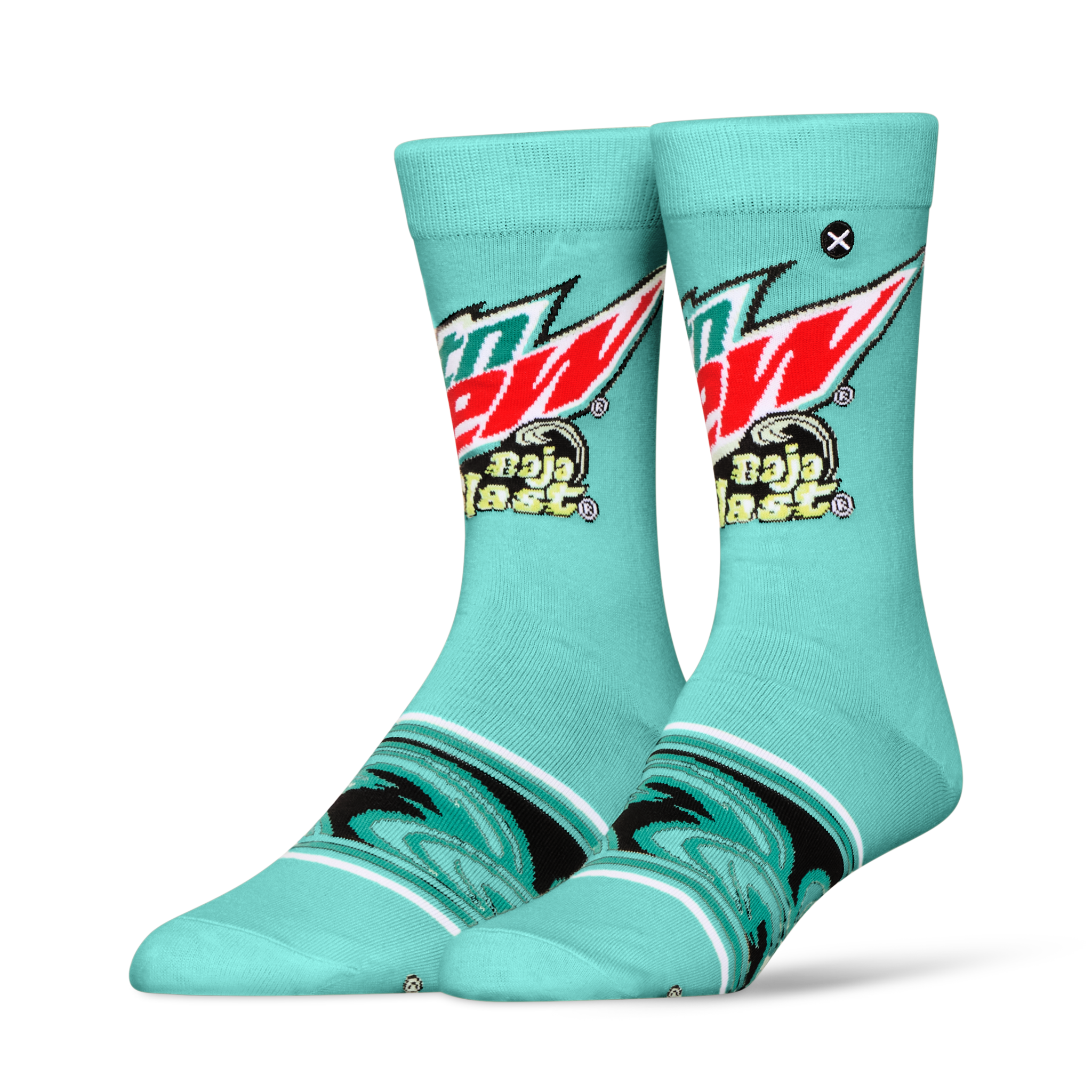 Mountain Dew Baja Blast Men's Crew Socks