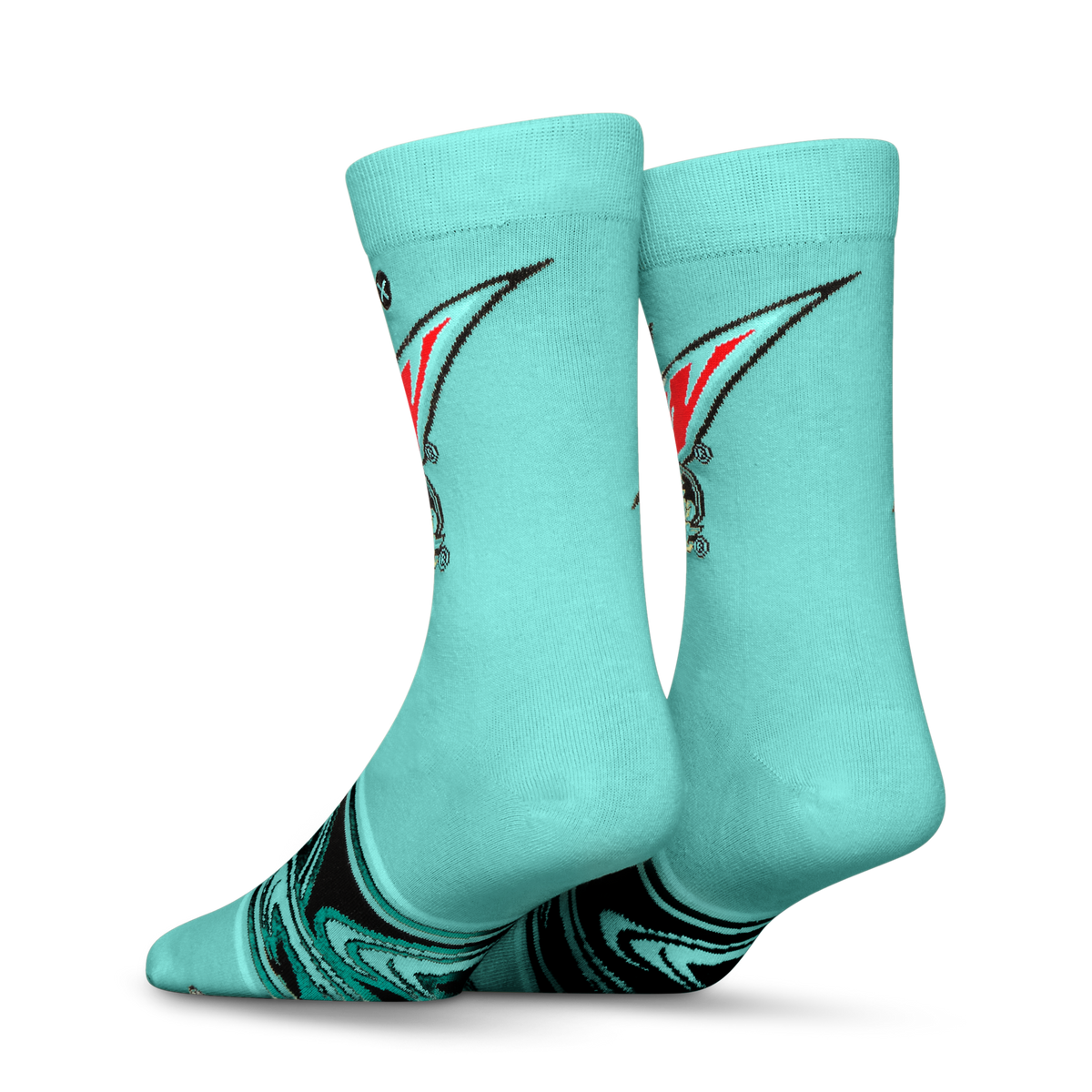 Mountain Dew Baja Blast Men's Crew Socks