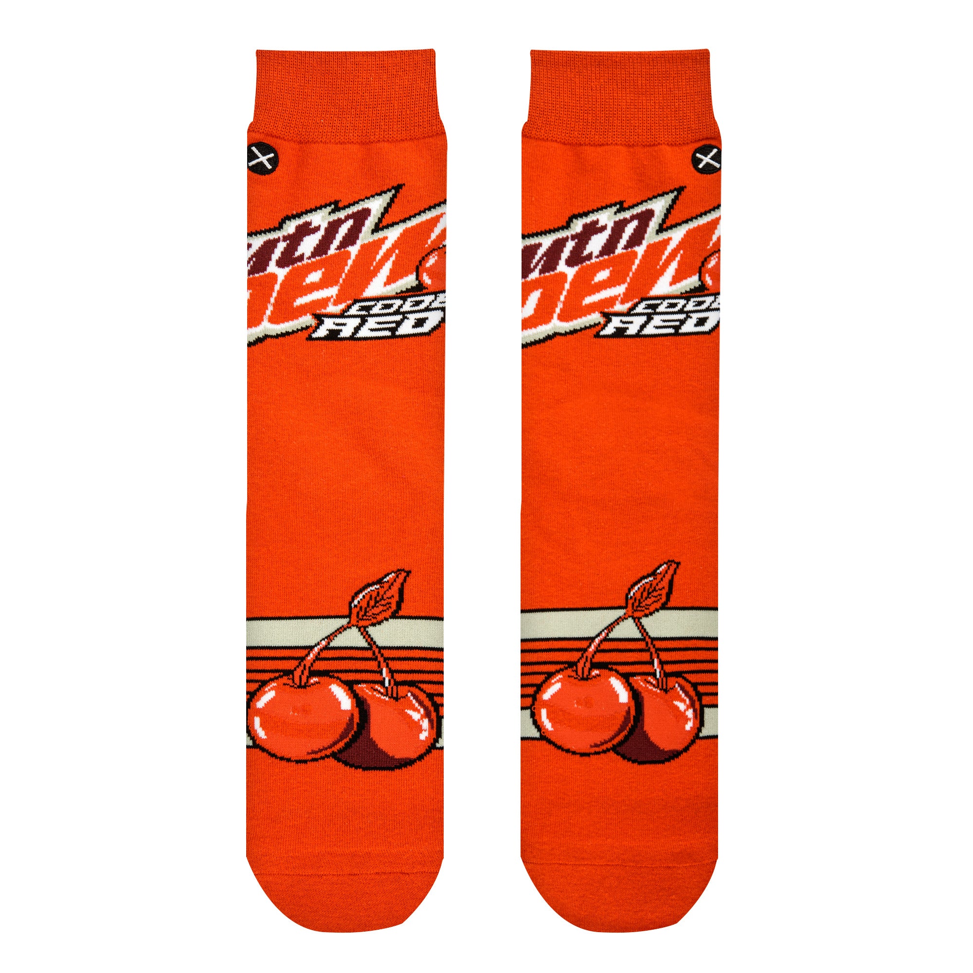 Mountain Dew Code Red Men's Crew Socks