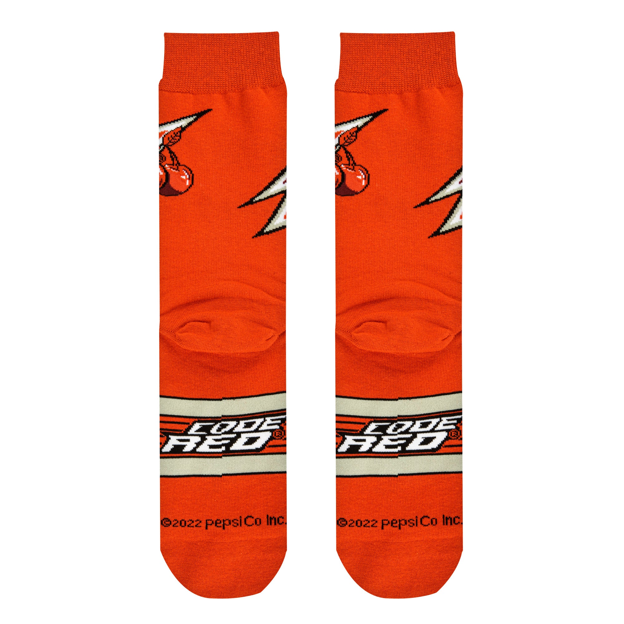 Mountain Dew Code Red Men's Crew Socks
