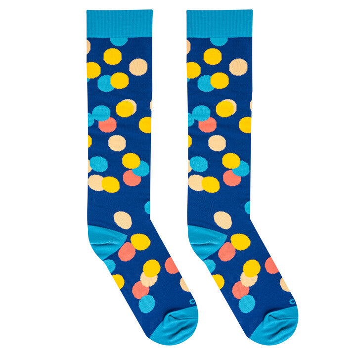 Multi Dots Compression Socks