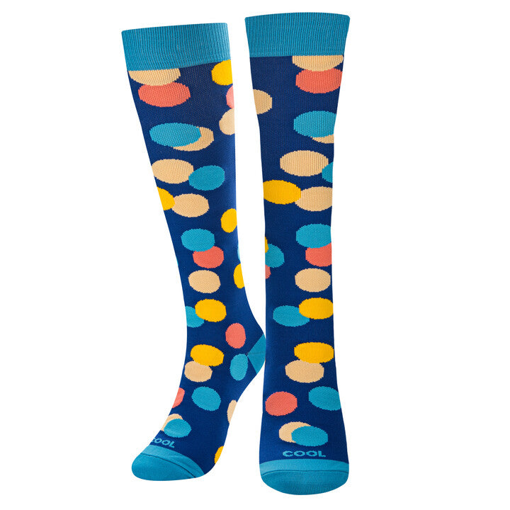Multi Dots Compression Socks