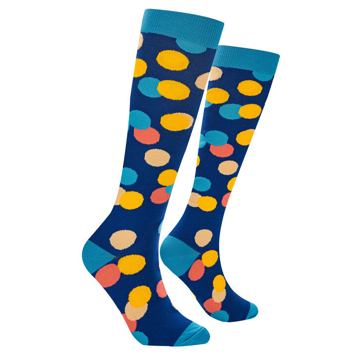 Multi Dots Compression Socks