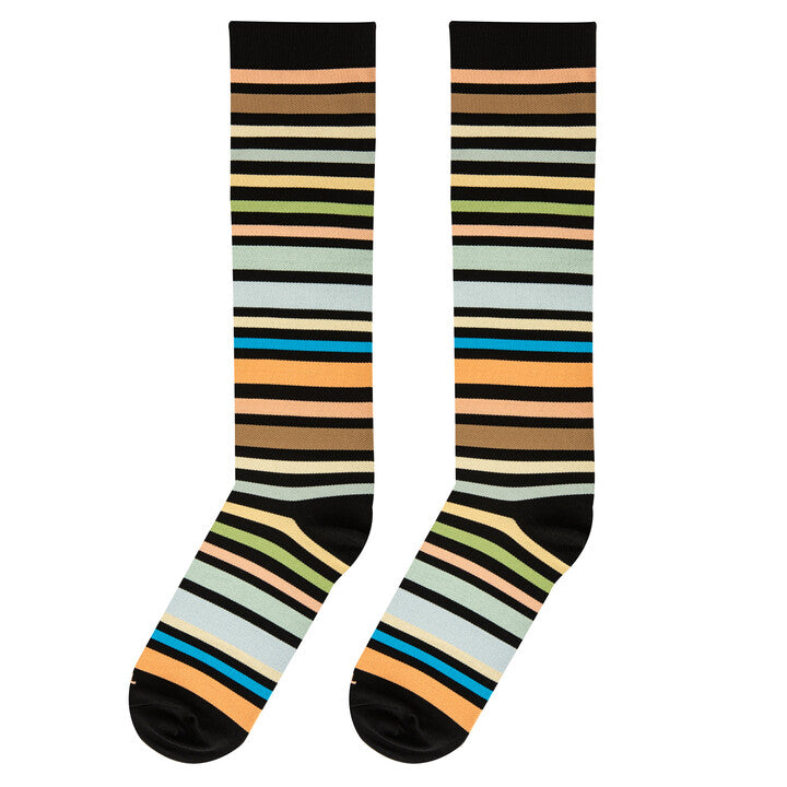 Earthy Stripes Compression Socks