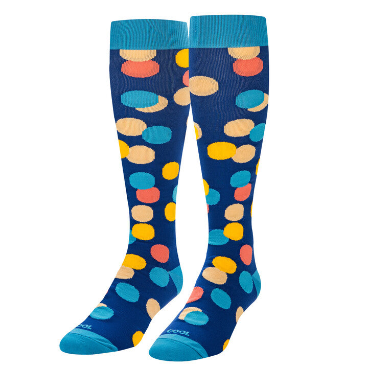 Multi Dots Compression Socks