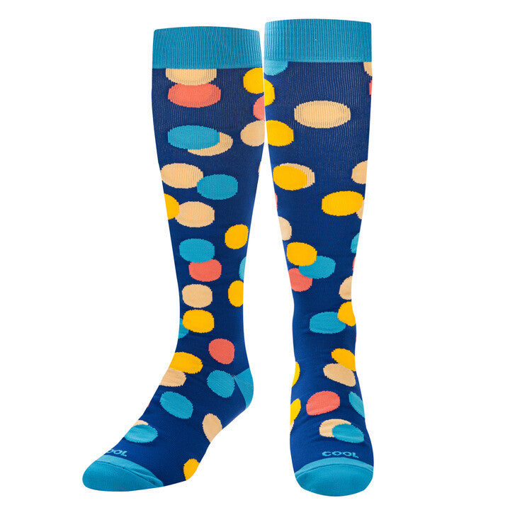 Multi Dots Compression Socks