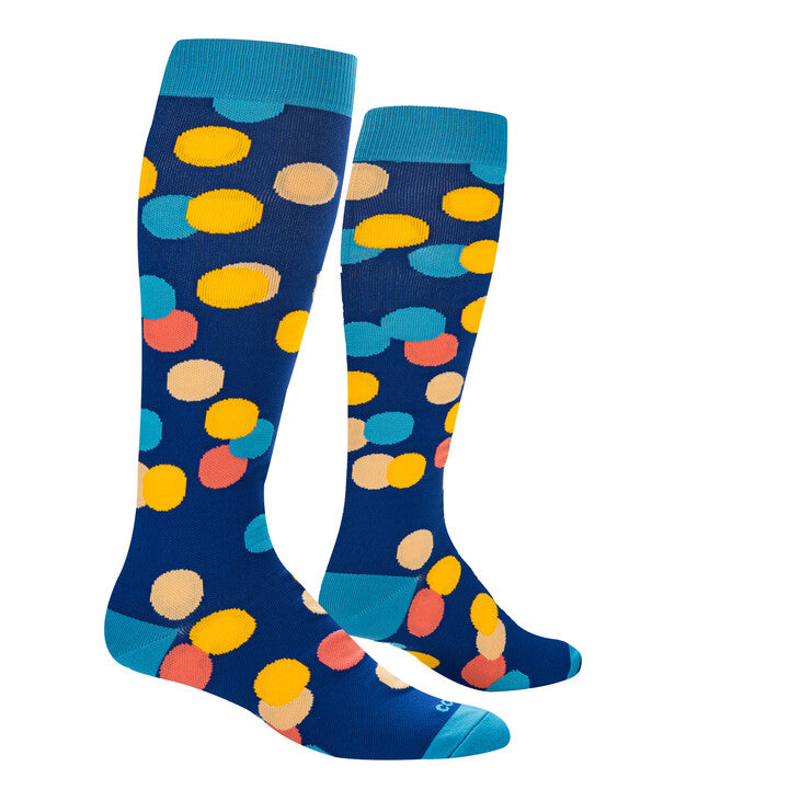 Multi Dots Compression Socks