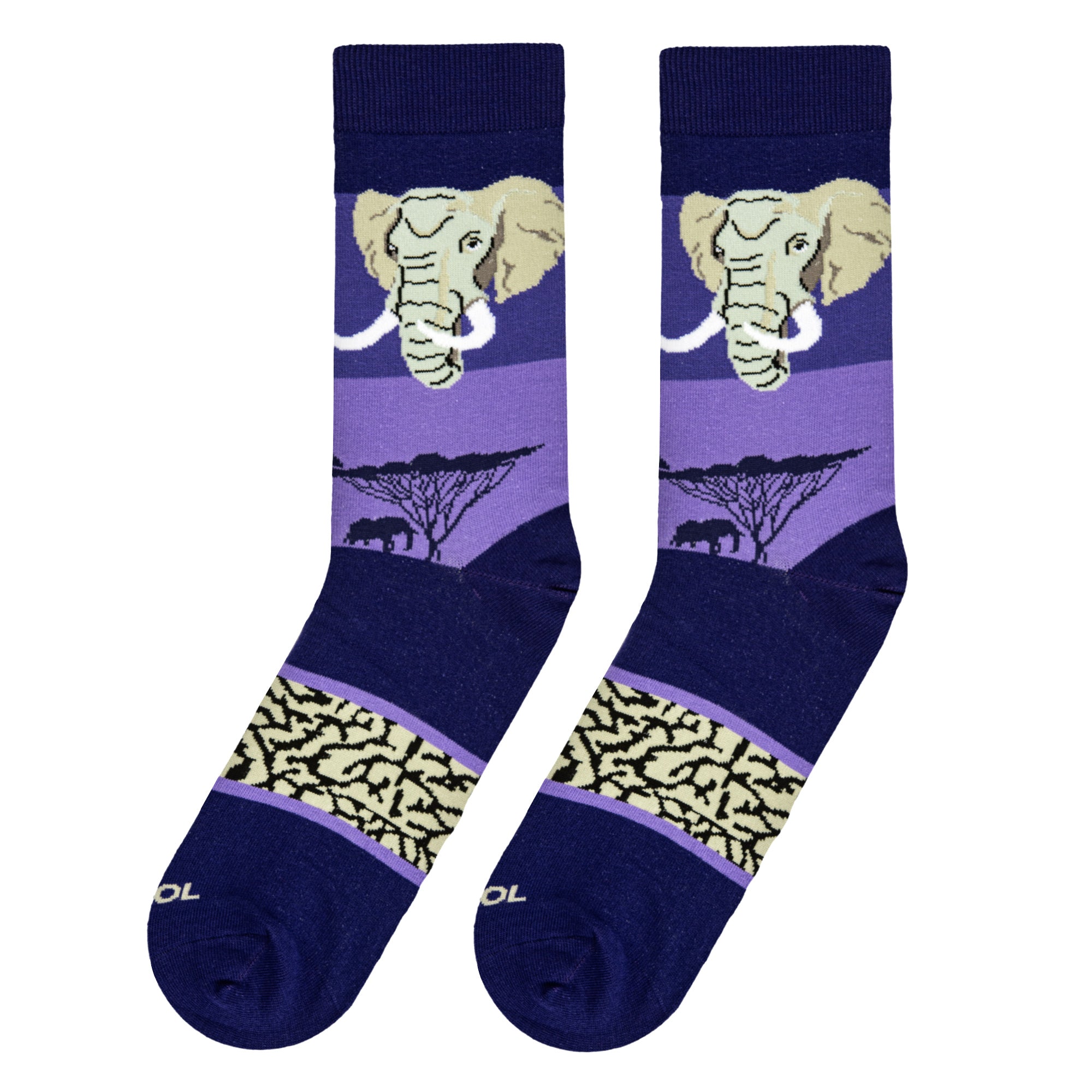 Elephant Safari Men's Crew Socks