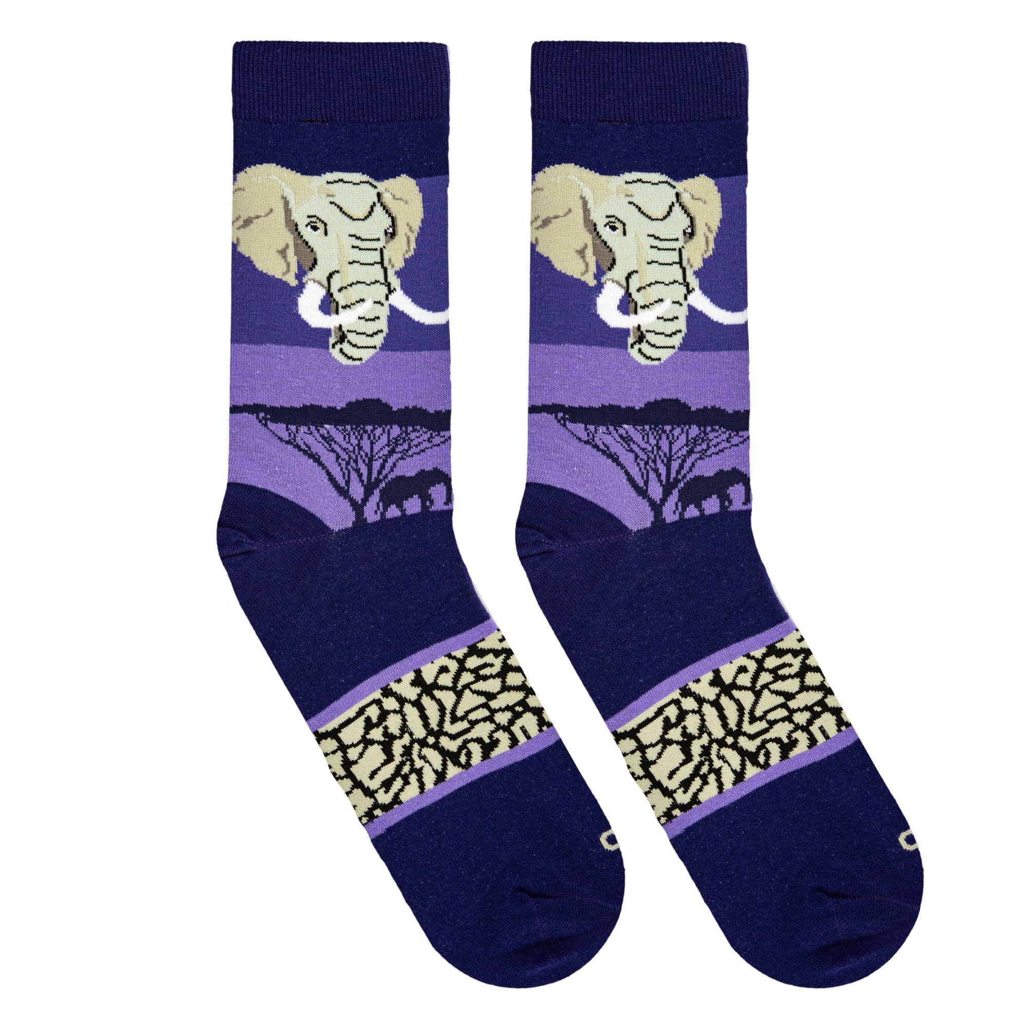 Elephant Safari Men's Crew Socks