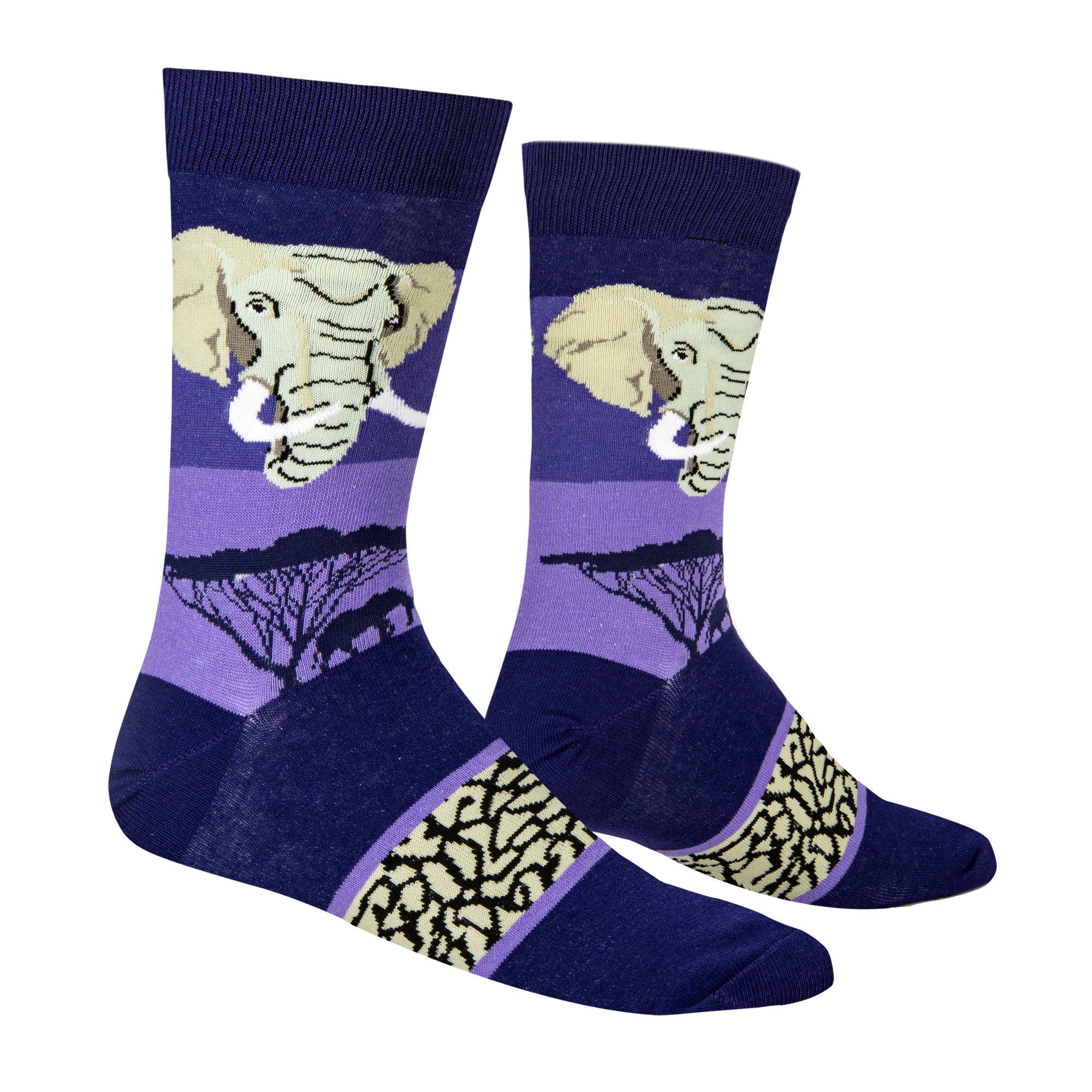 Elephant Safari Men's Crew Socks
