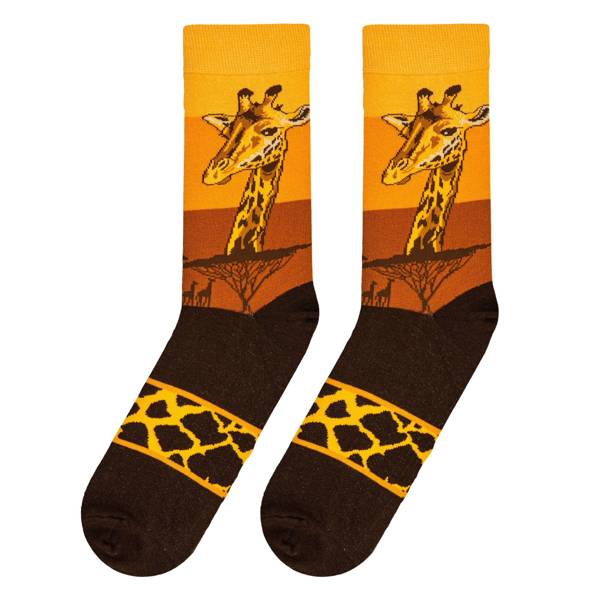 Giraffe Safari Men's Crew Socks