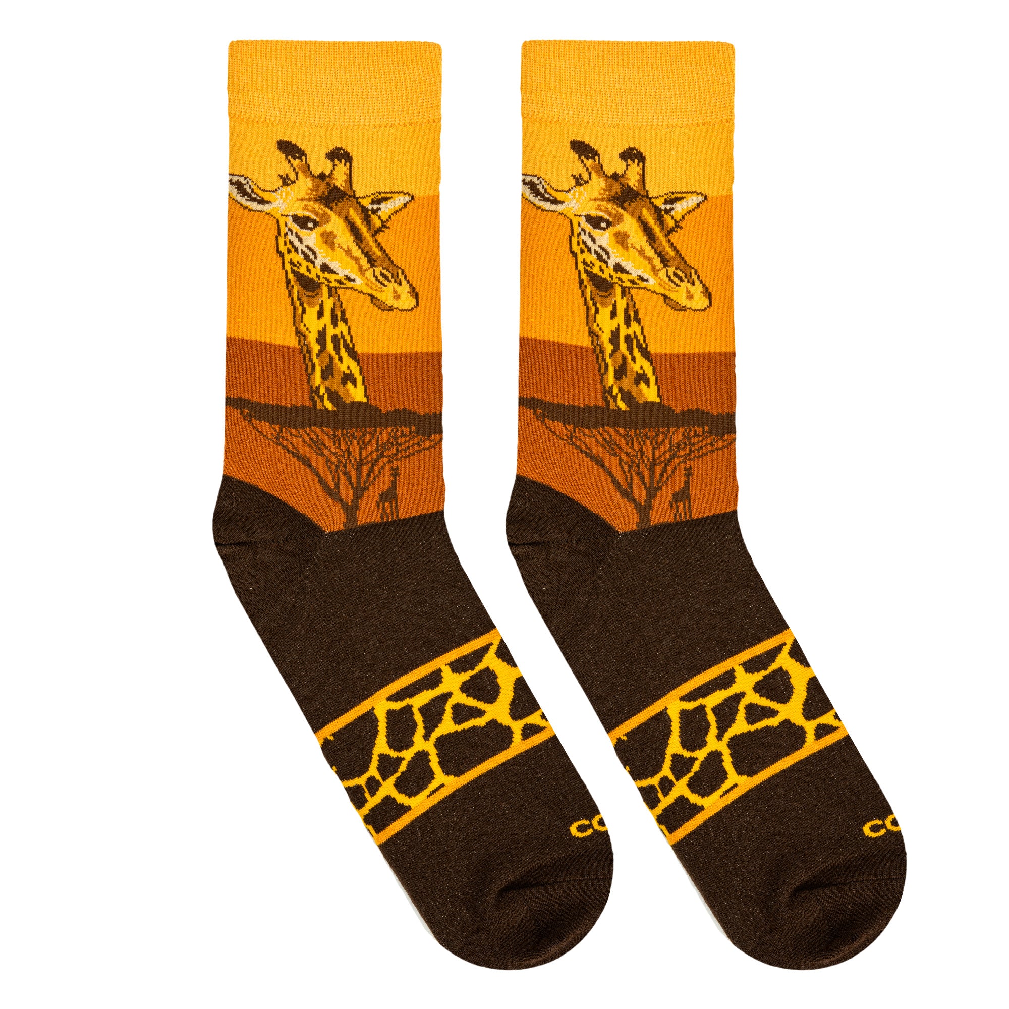 Giraffe Safari Men's Crew Socks