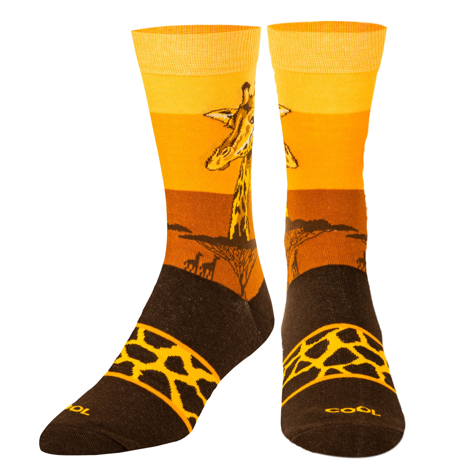 Giraffe Safari Men's Crew Socks