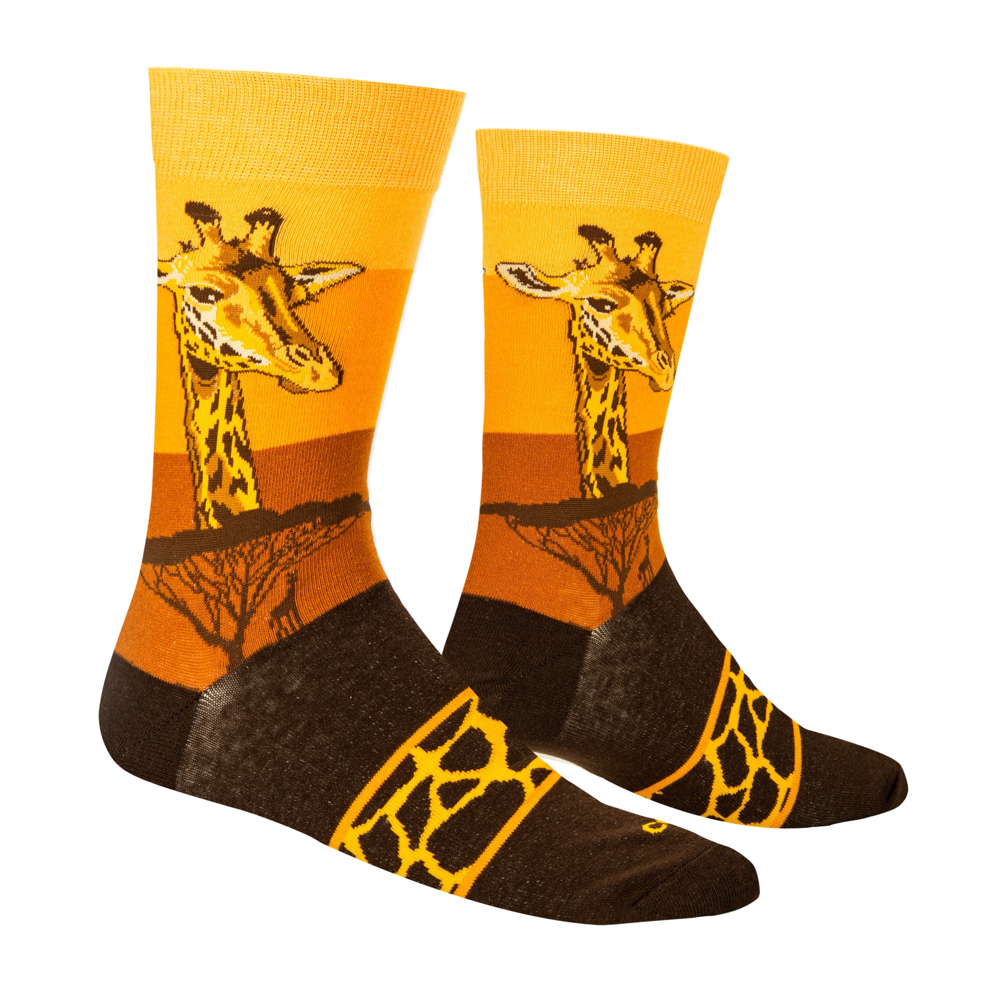 Giraffe Safari Men's Crew Socks