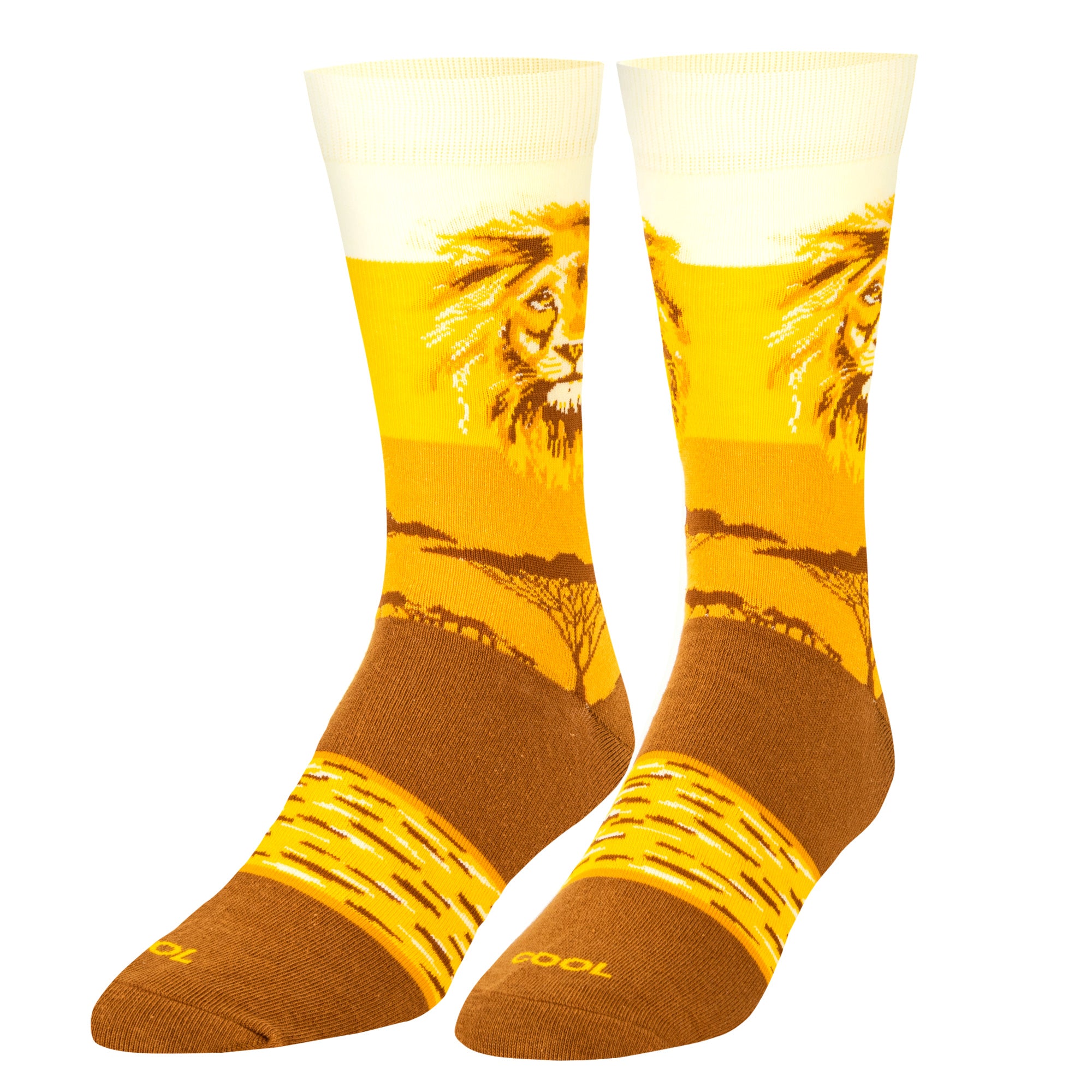 Lion Safari Men's Crew Socks