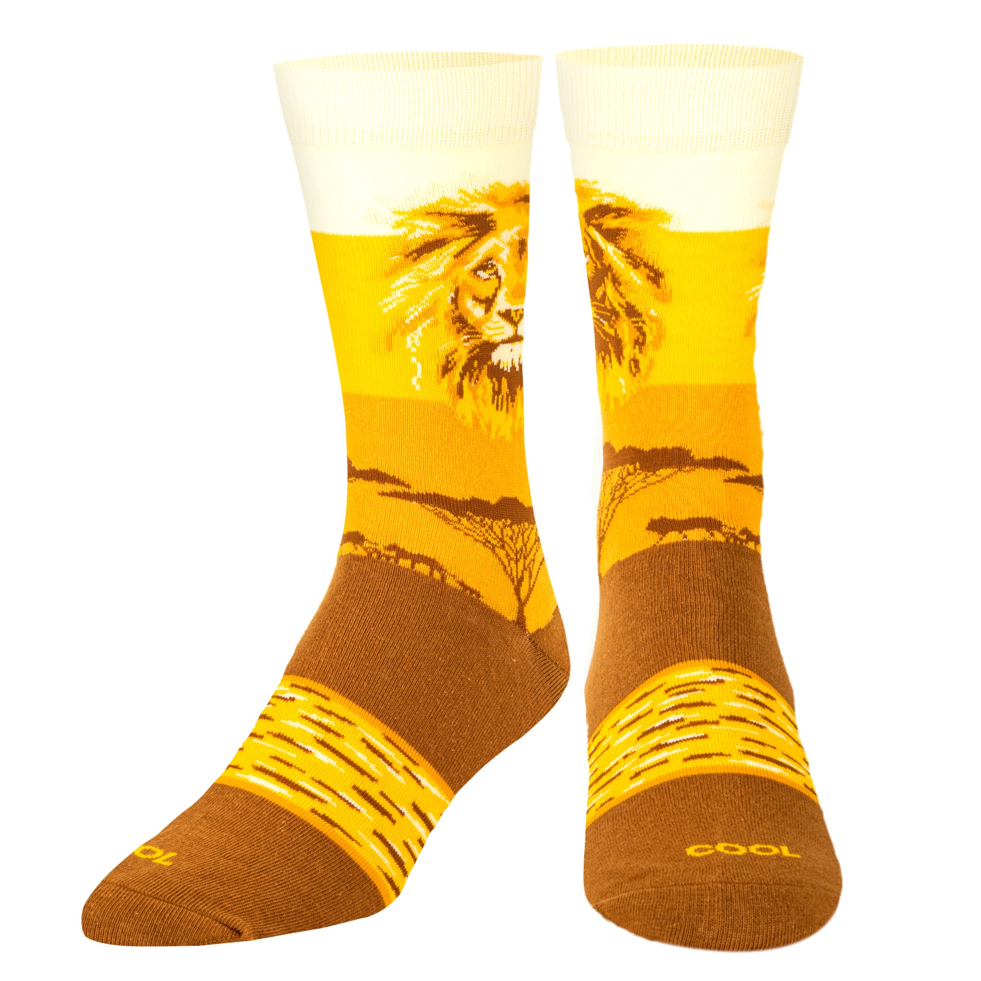 Lion Safari Men's Crew Socks