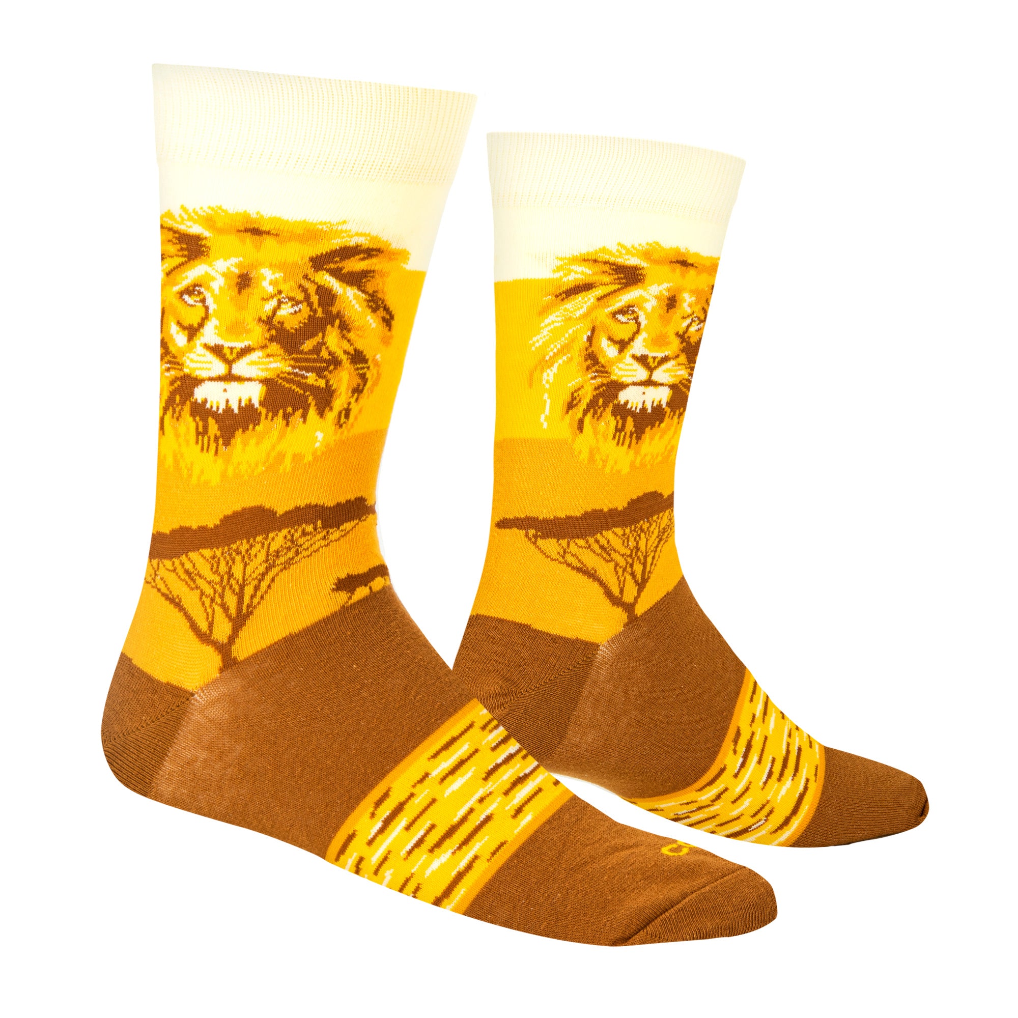 Lion Safari Men's Crew Socks