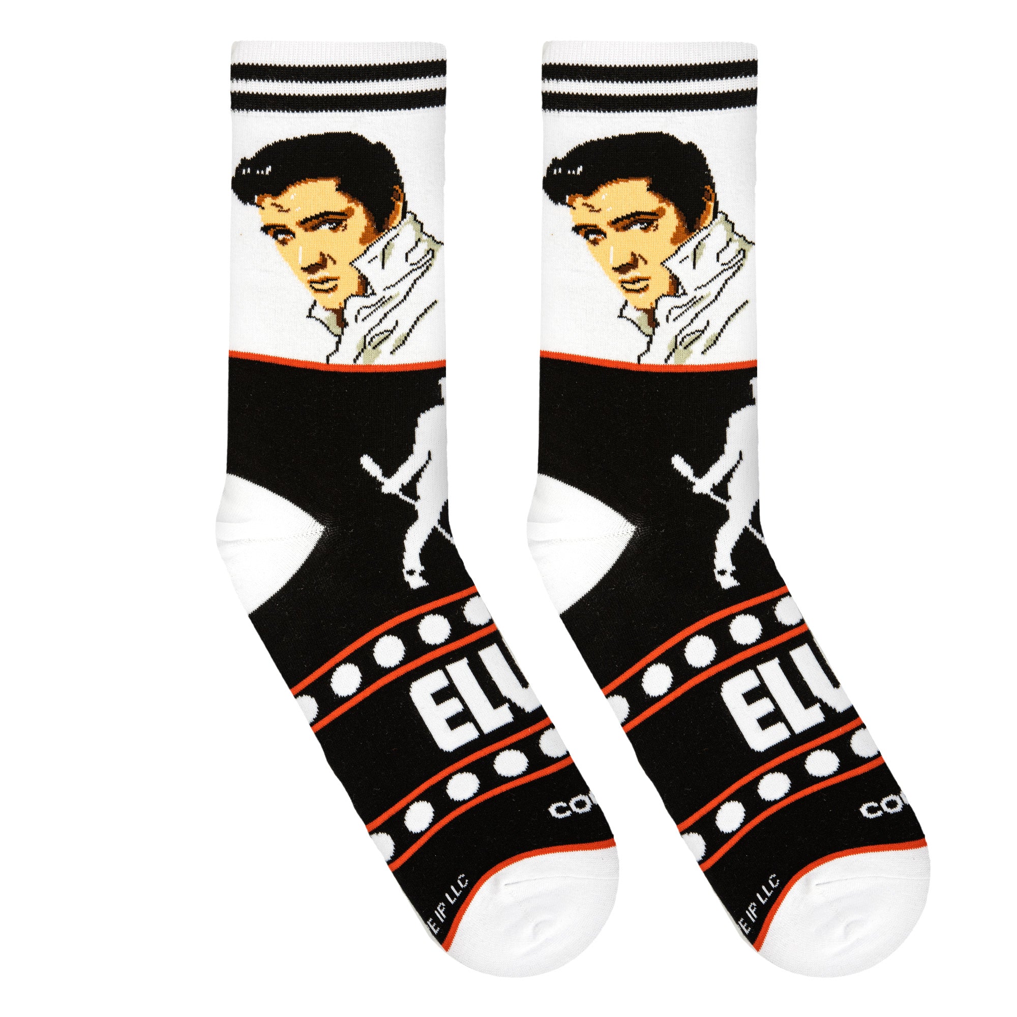 Elvis Glam Men's Crew Socks