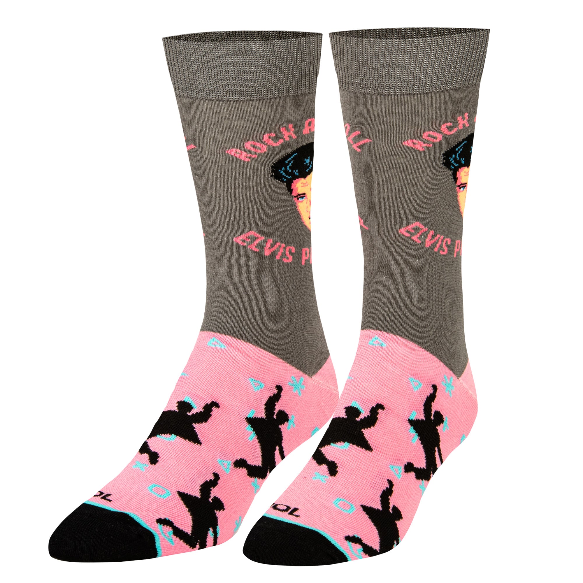 Elvis Rock & Roll Men's Crew Socks